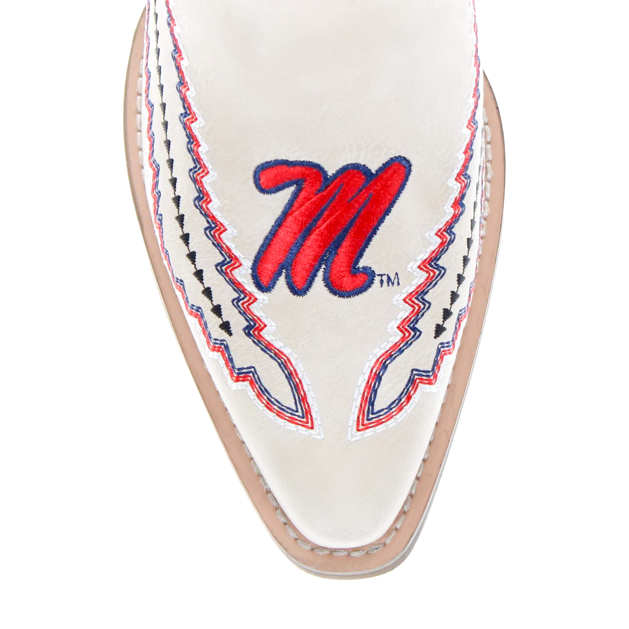 University of Mississippi Mimi Short Bone Boot By V By Vaccari