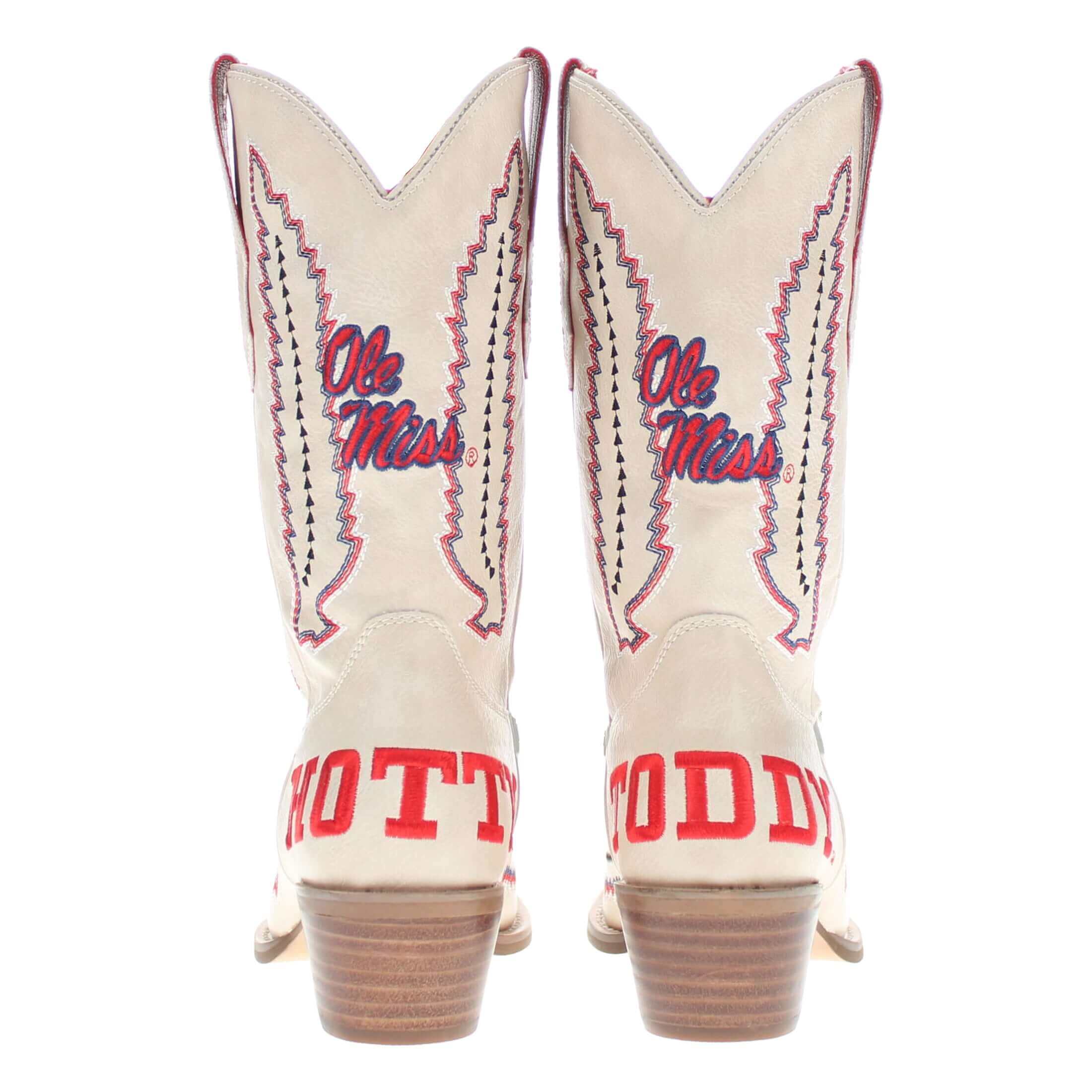 University of Mississippi Mimi Short Bone Boot By V By Vaccari