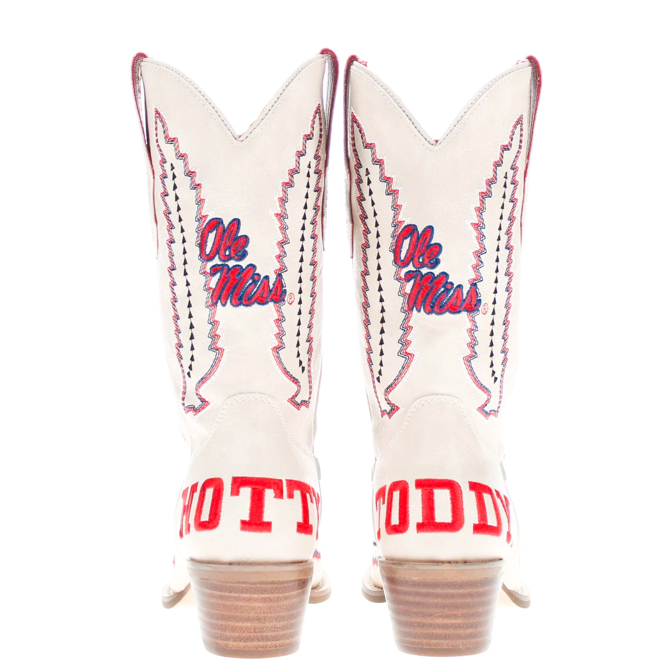 University of Mississippi Mimi Short Bone Boot By V By Vaccari