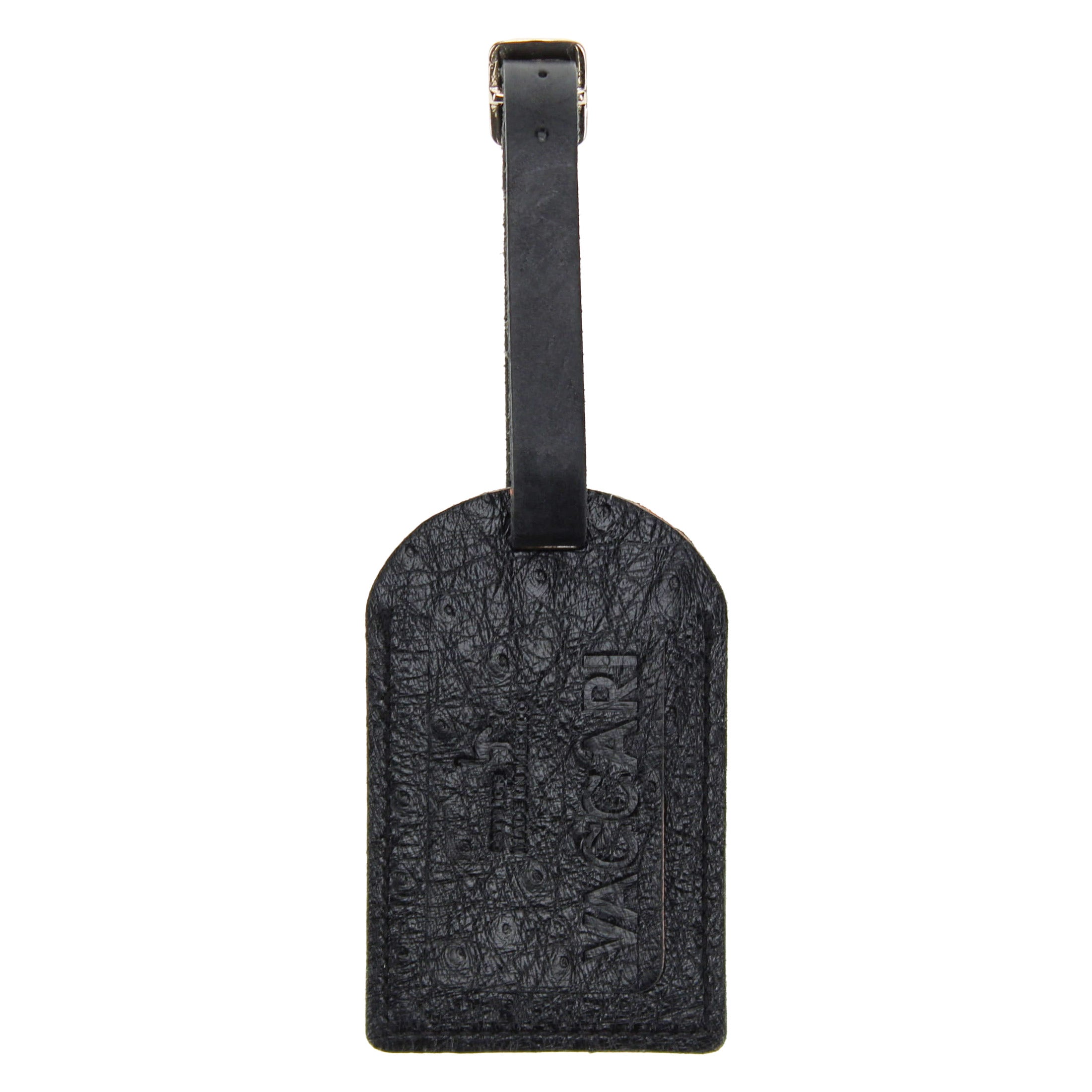Full Quill Ostrich Luggage Tag