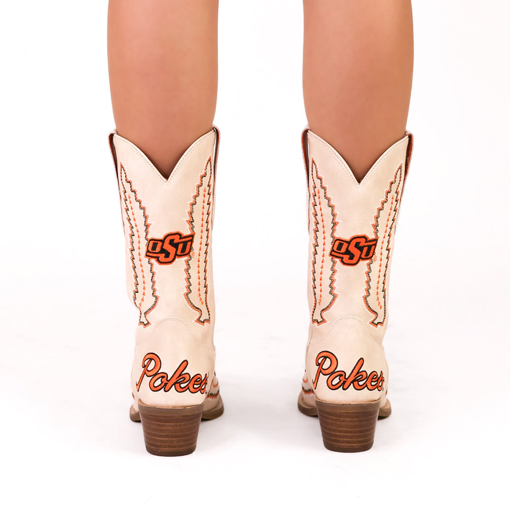 Oklahoma State University Mimi Short Bone Boot By V By Vaccari