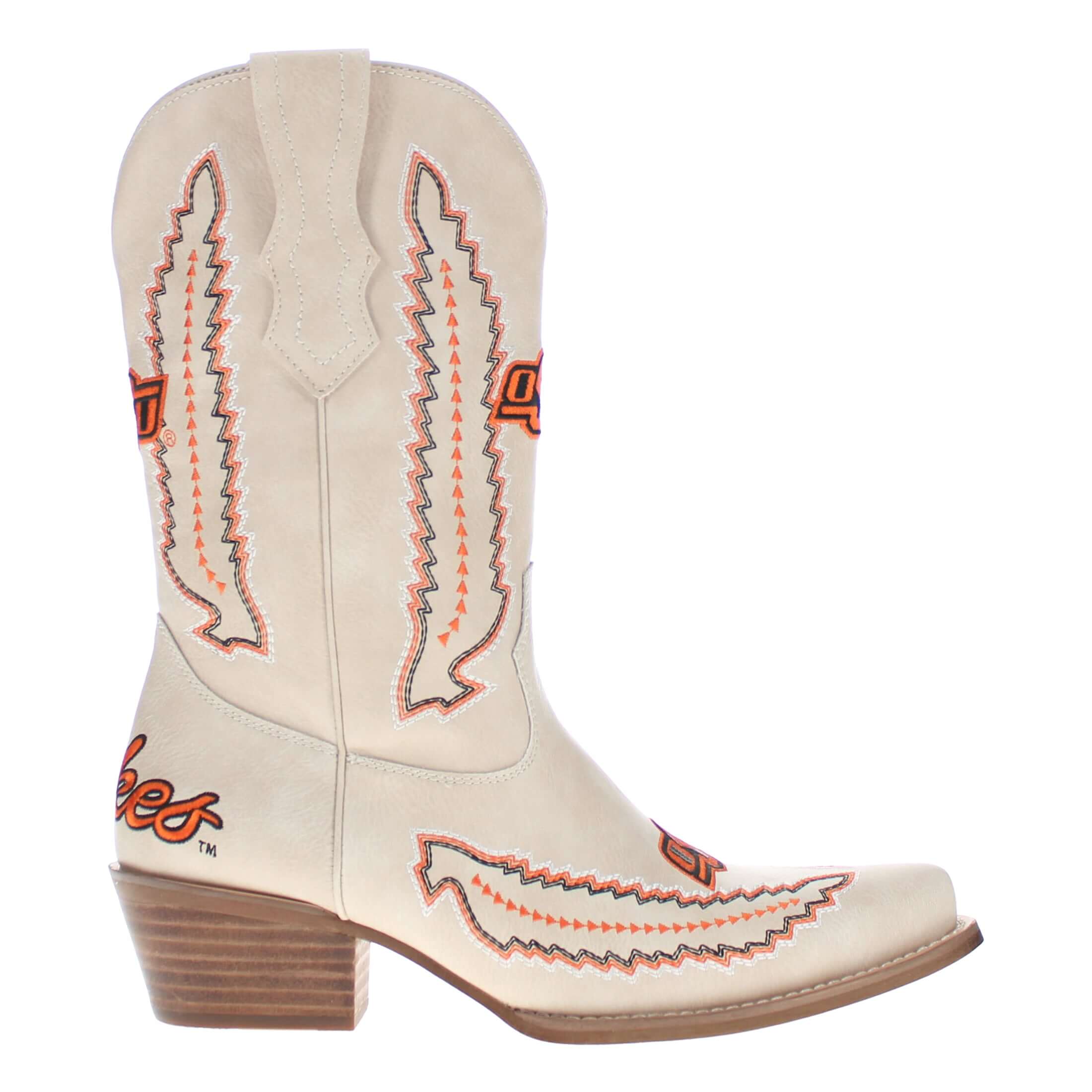 Oklahoma State University Mimi Short Bone Boot By V By Vaccari