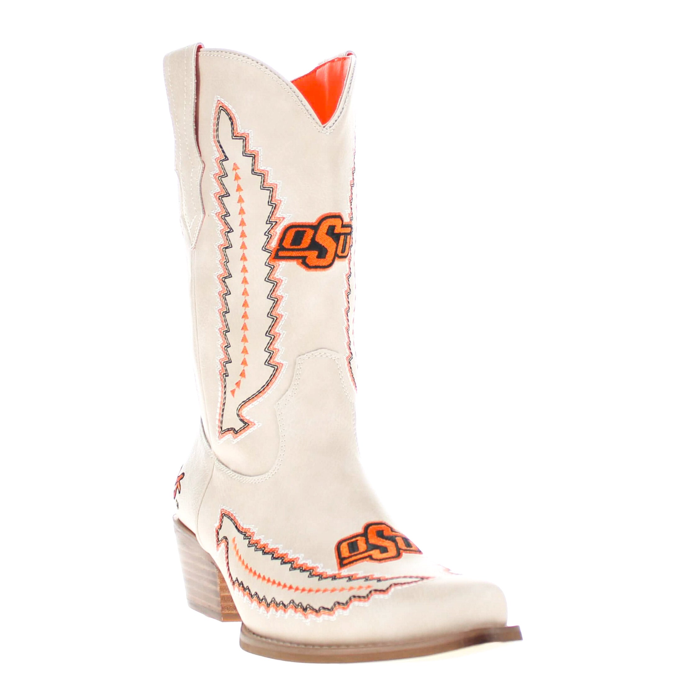 Oklahoma State University Mimi Short Bone Boot By V By Vaccari