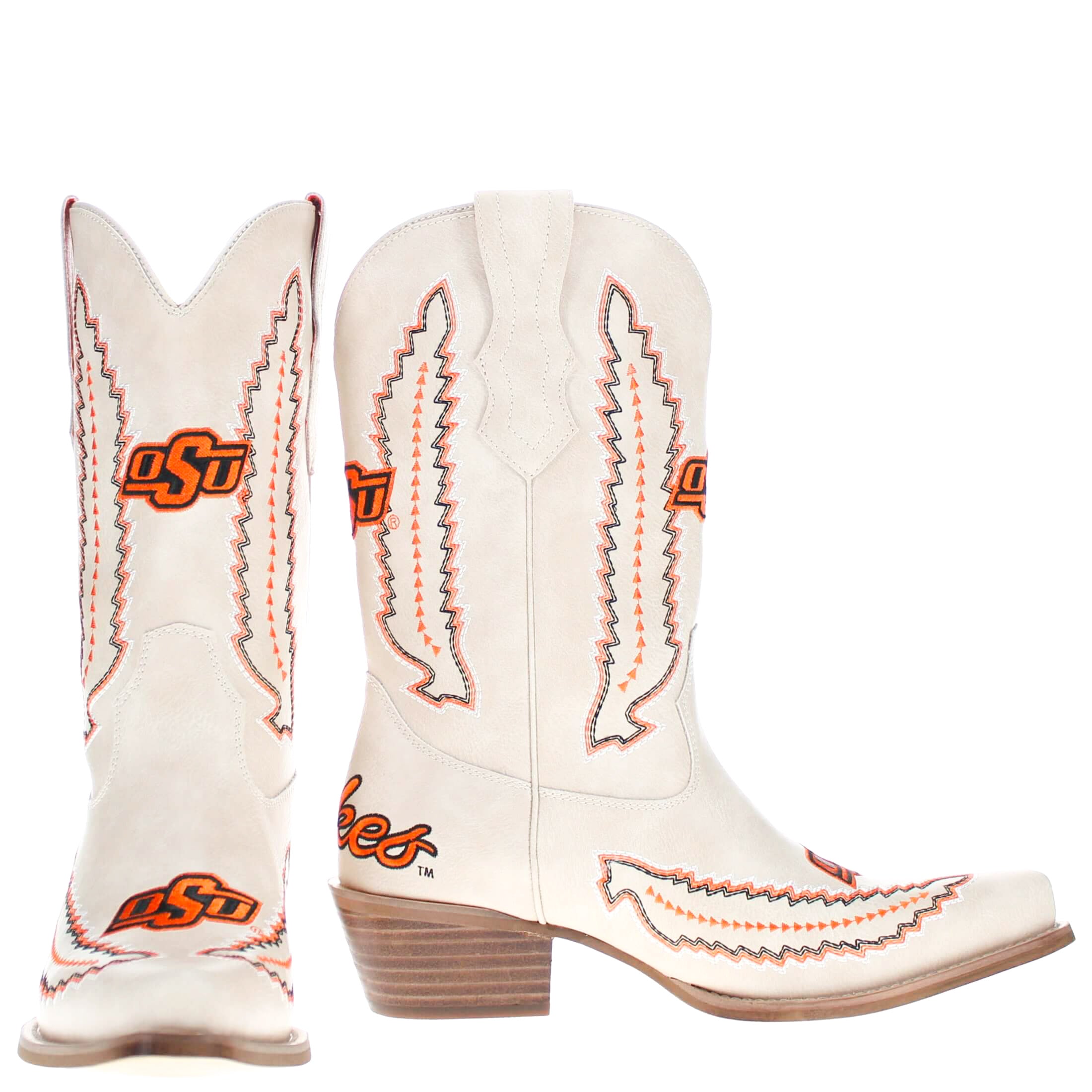 Oklahoma State University Mimi Short Bone Boot By V By Vaccari