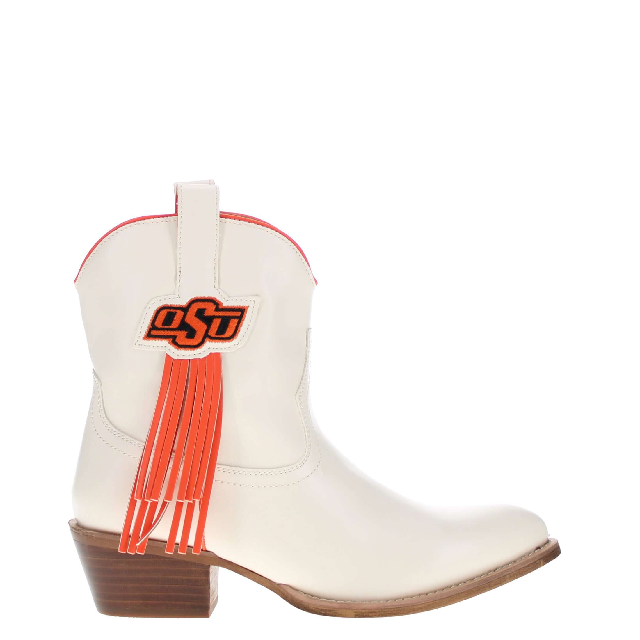 Women's OSU Bone Fringe Bootie Lucy By V By Vaccari