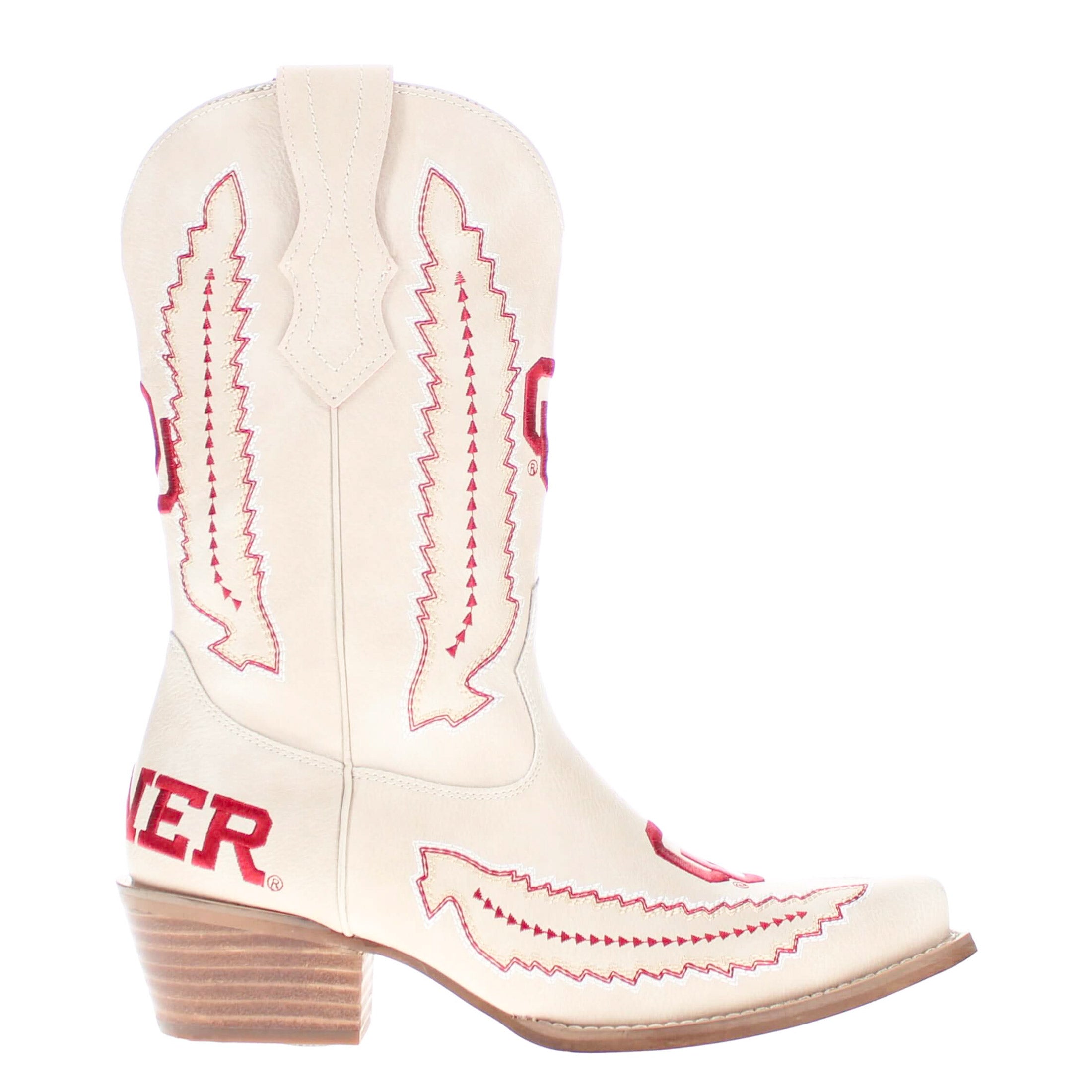 University of Oklahoma Mimi Short Bone Boot By V By Vaccari