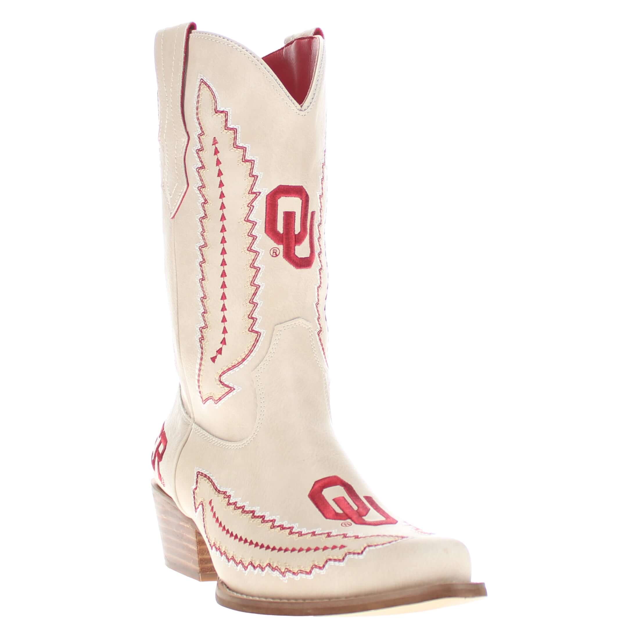 University of Oklahoma Mimi Short Bone Boot By V By Vaccari
