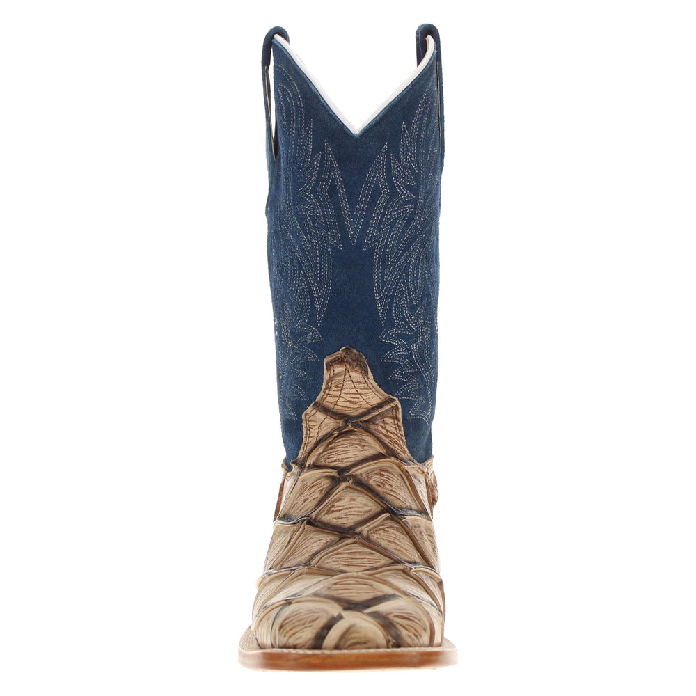 Men's Orix Fish Print Cowboy Boots Malik by Vaccari Core