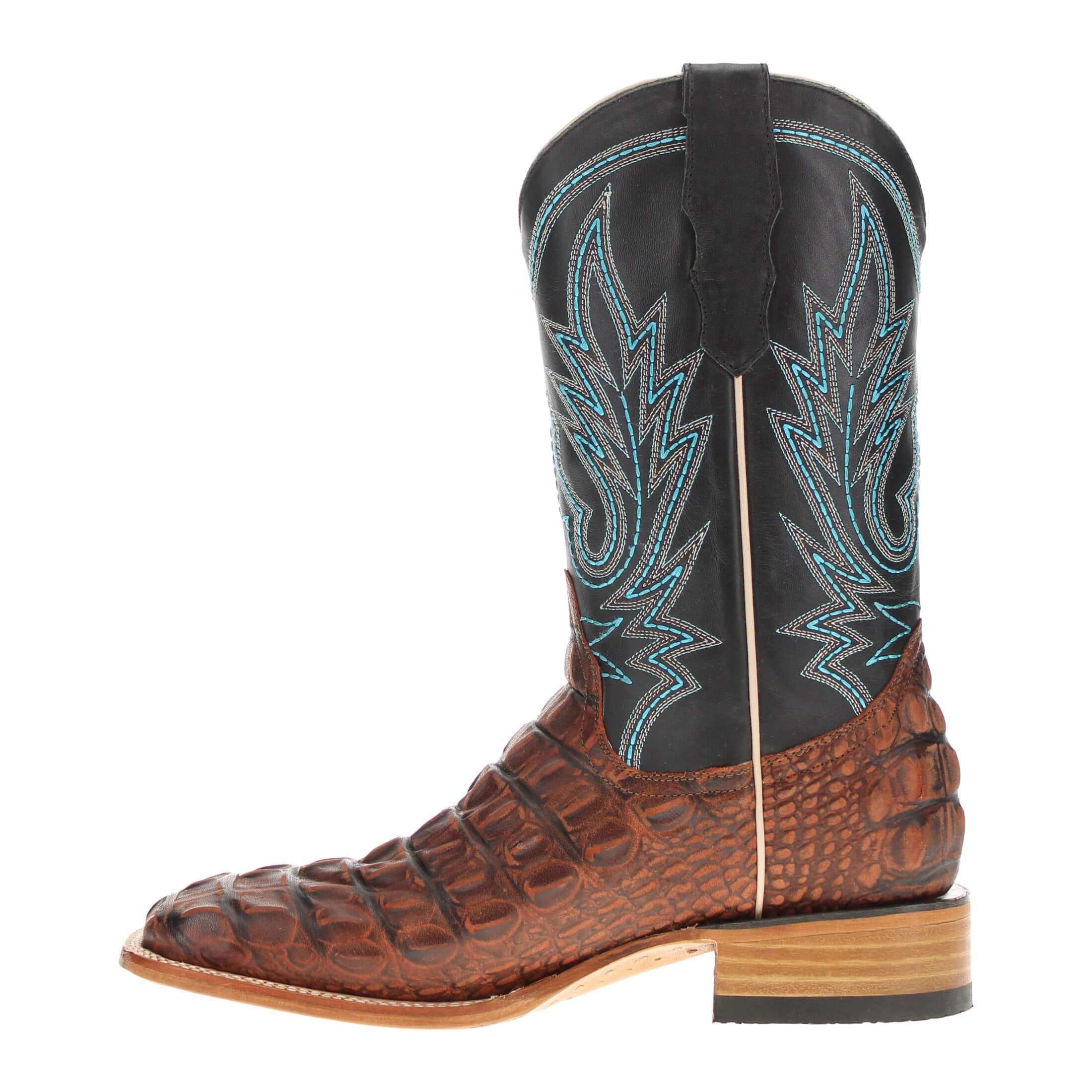 Men's Sherdon Alligator Hornback Print Cowboy Boots Wade by Vaccari Core