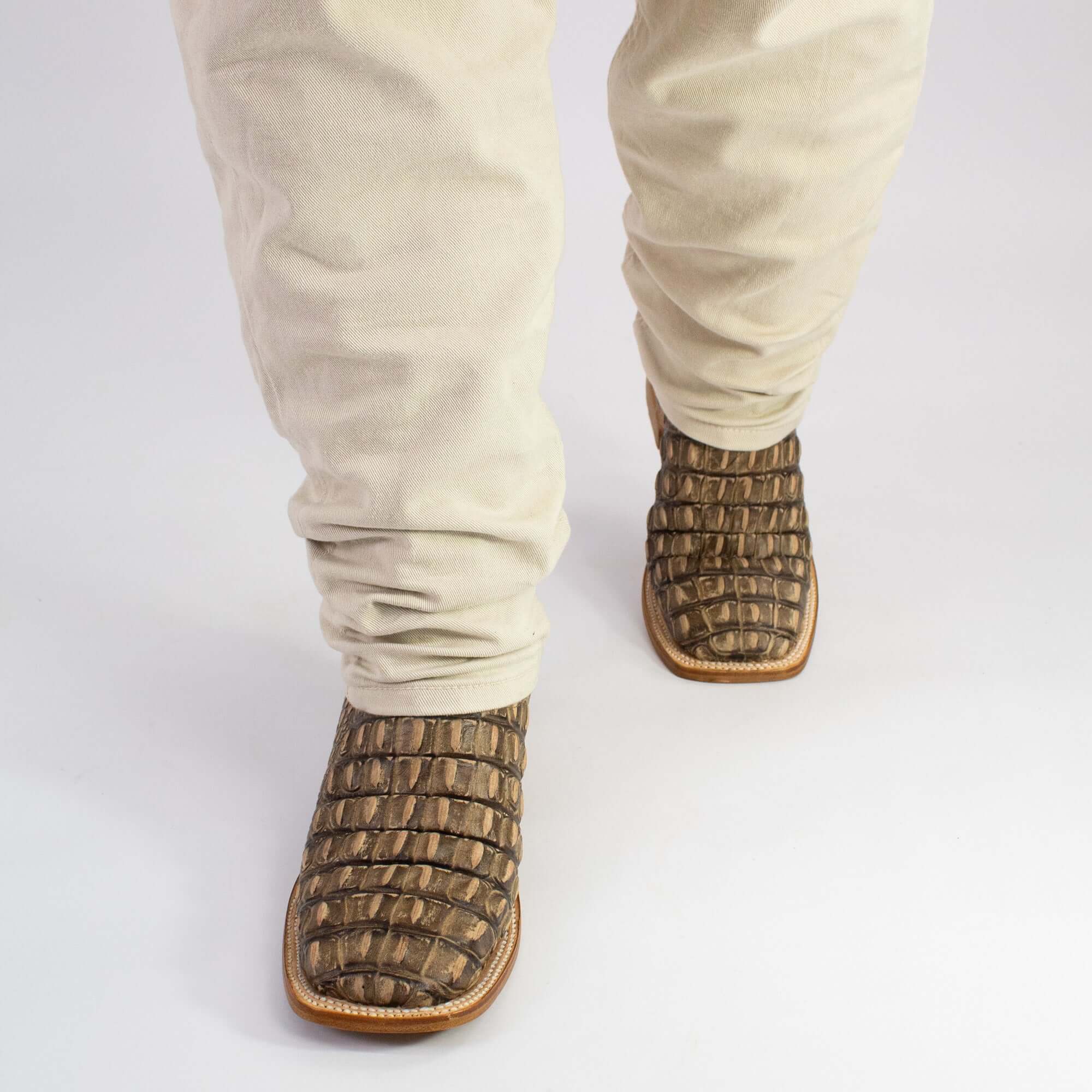 Men's Orix Alligator Hornback Print Cowboy Boots Wade by Vaccari Core