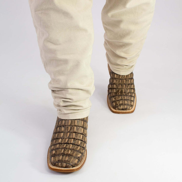 Men's Orix Alligator Hornback Print Cowboy Boots Wade by Vaccari Core