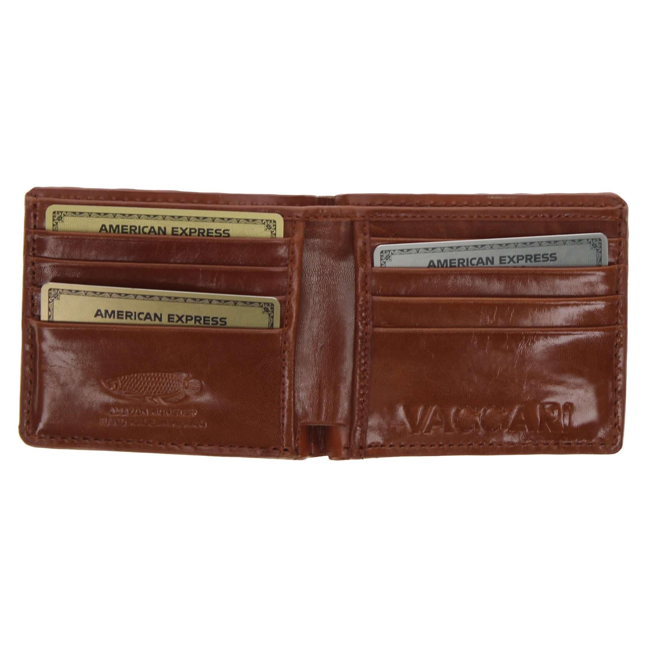 Pecan Fish Bifold Wallet by Vaccari Core