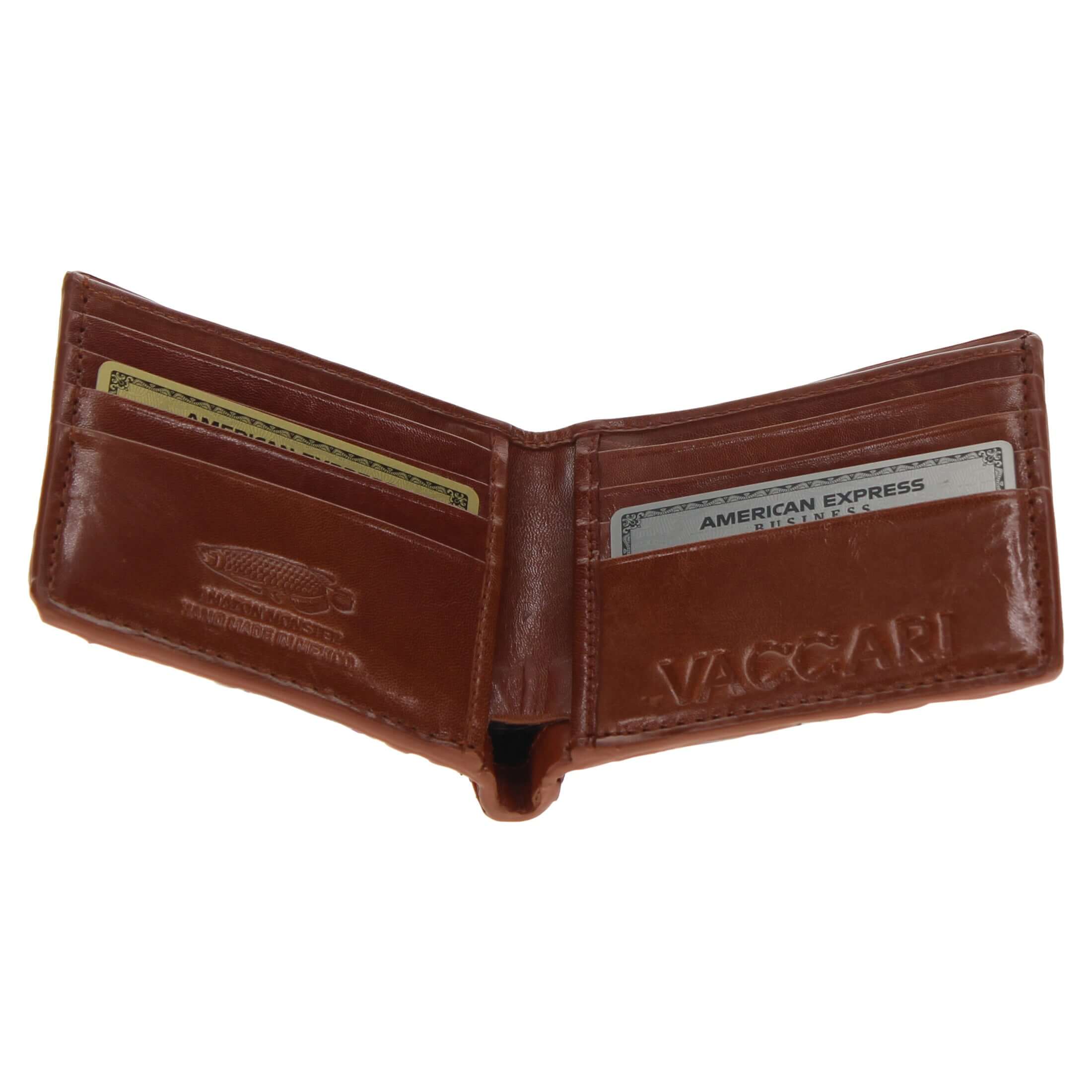 Pecan Fish Bifold Wallet by Vaccari Core