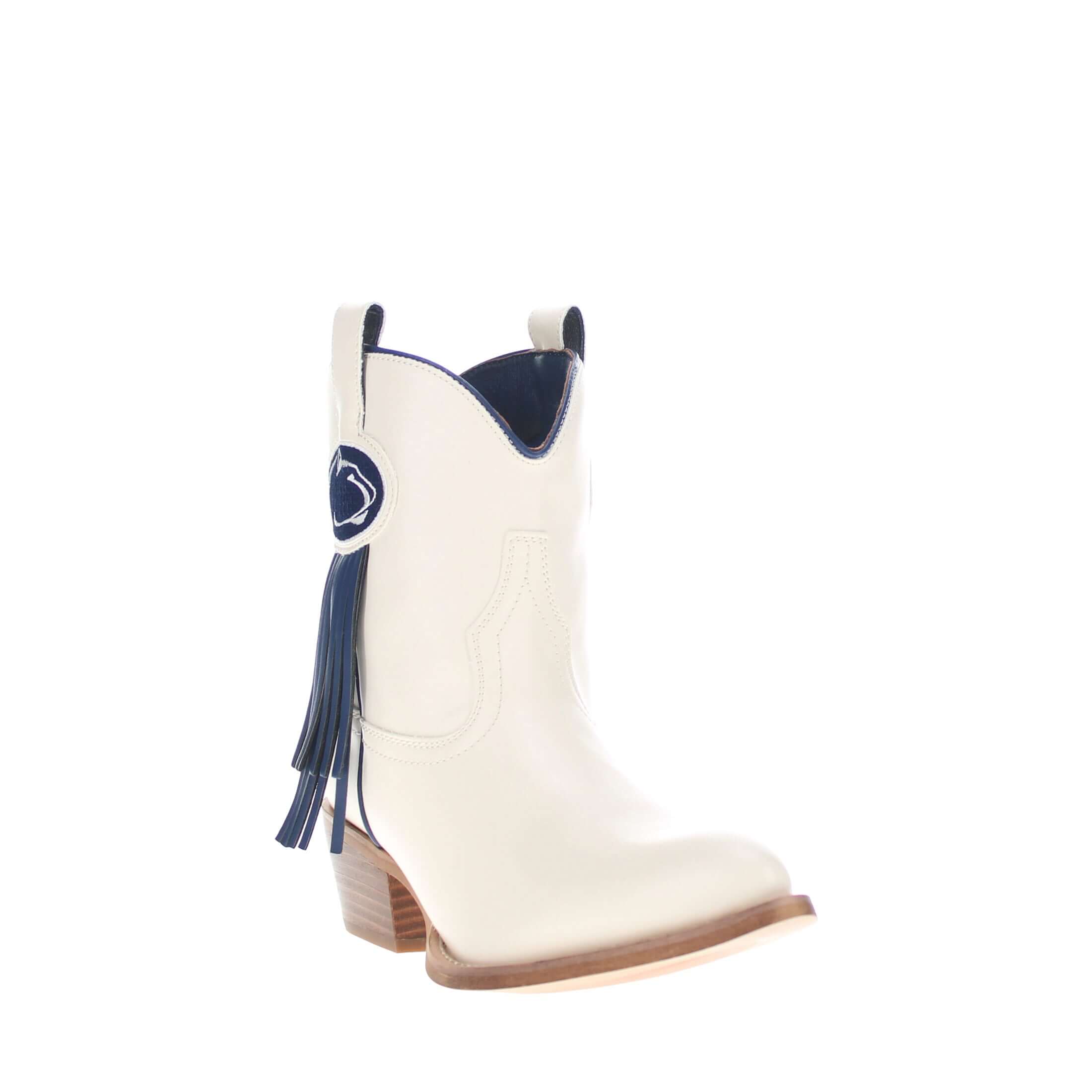 Women's Penn State University Bone Fringe Bootie Lucy By V By Vaccari