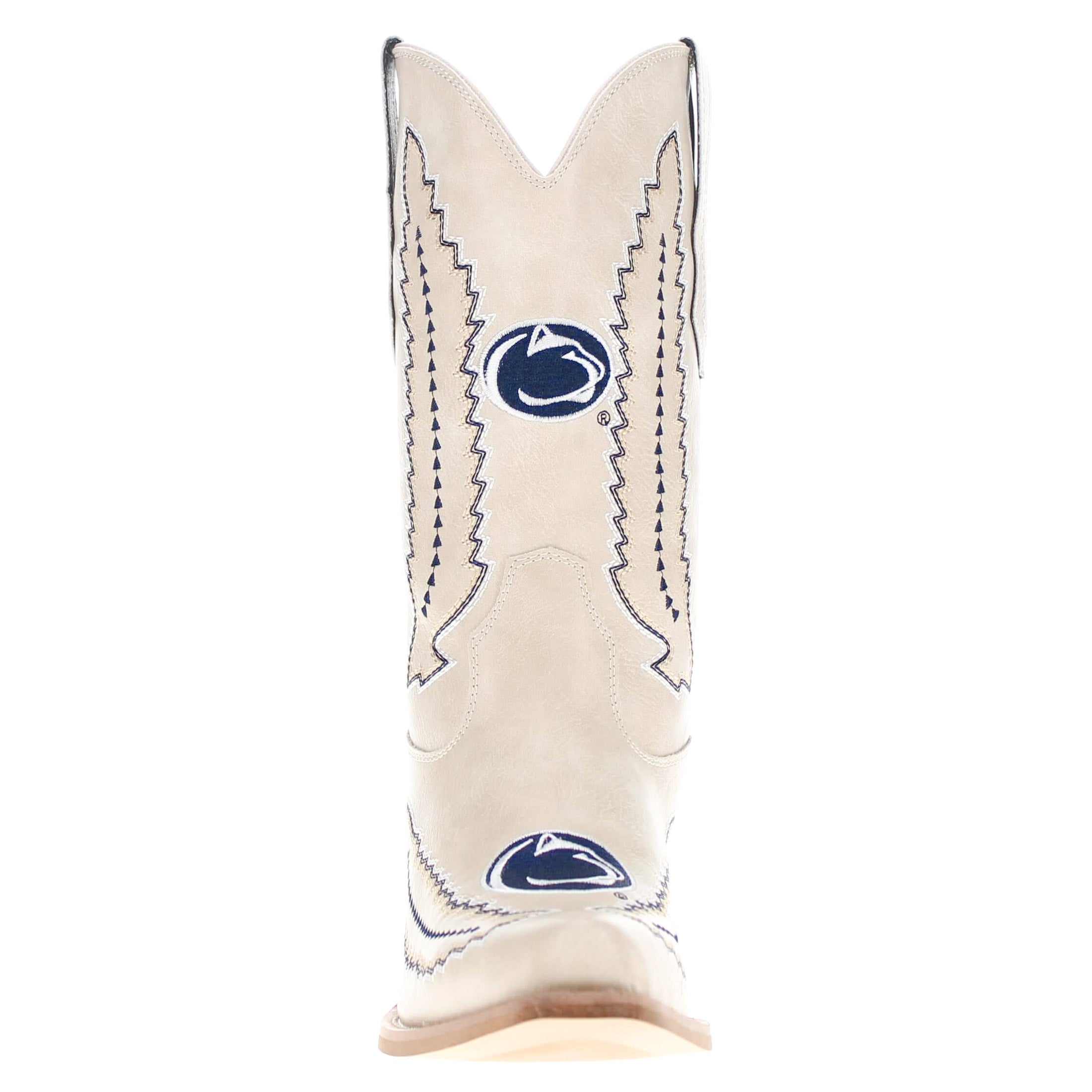 Women's Penn State University Bone Cowgirl Boot Mimi by V by Vaccari
