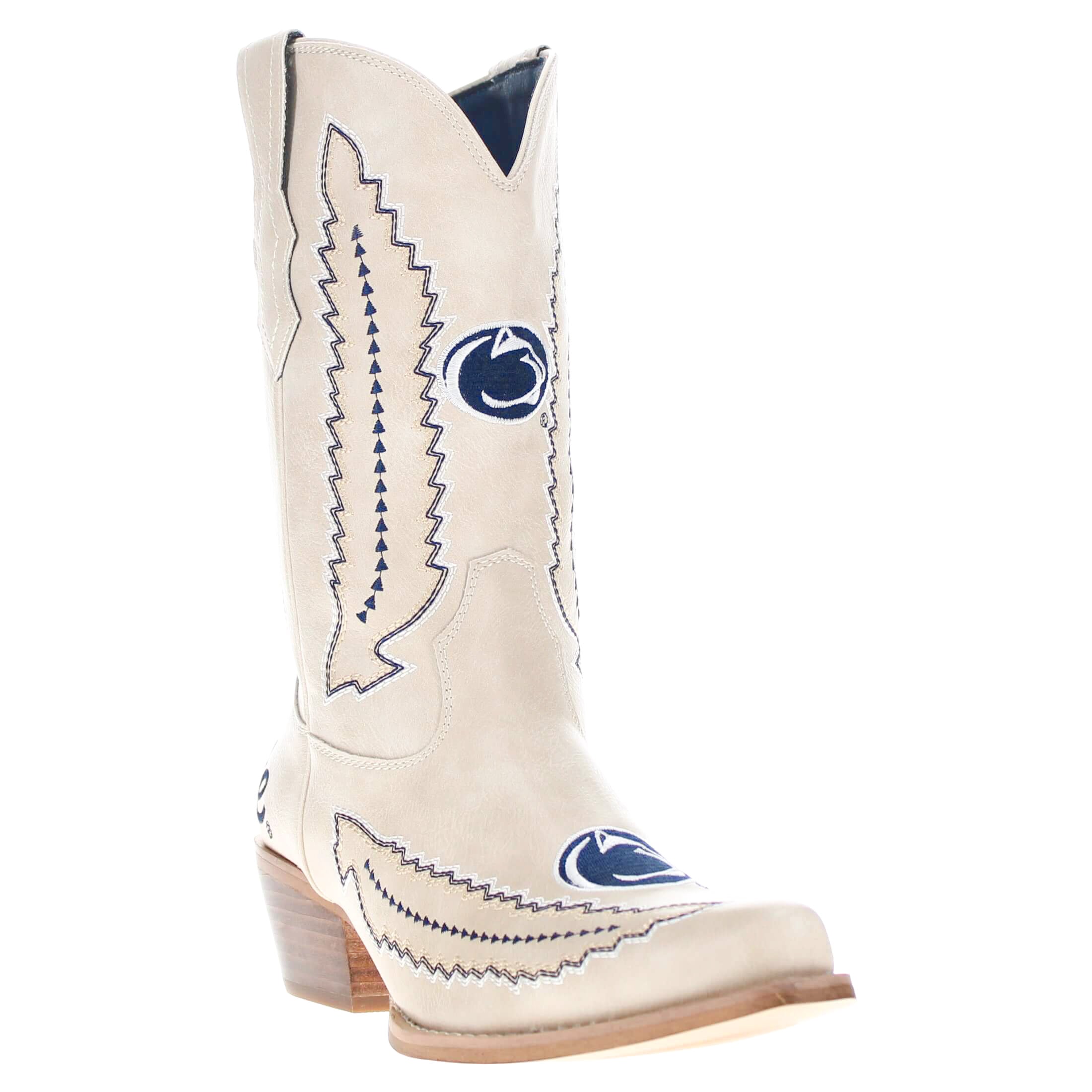 Women's Penn State University Bone Cowgirl Boot Mimi by V by Vaccari