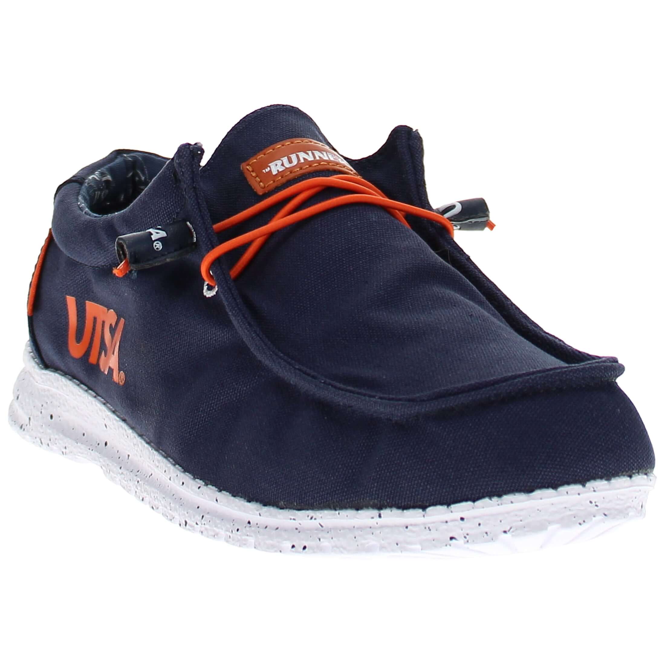 Men's University of Texas at San Antonio Blue Canvas Shoes by Vaccari