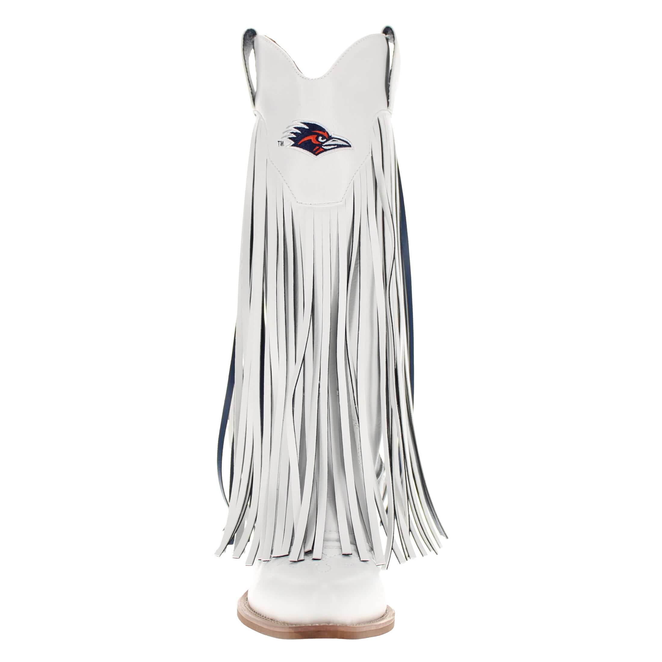 University of Texas at San Antonio Kacey White Fringe Boot By V By Vaccari
