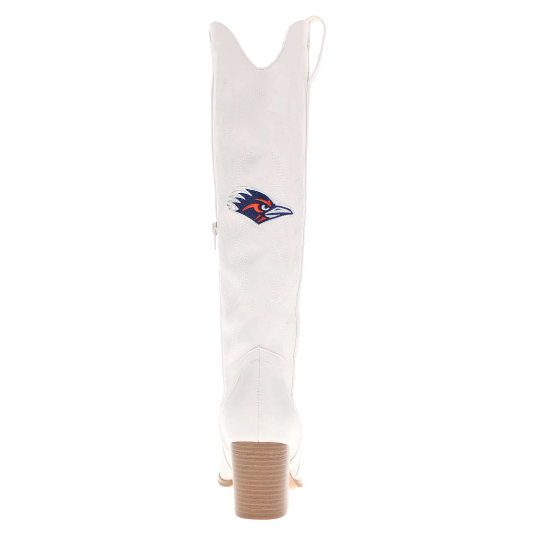University of Texas at San Antonio Blair Tall White Boot By V By Vaccari