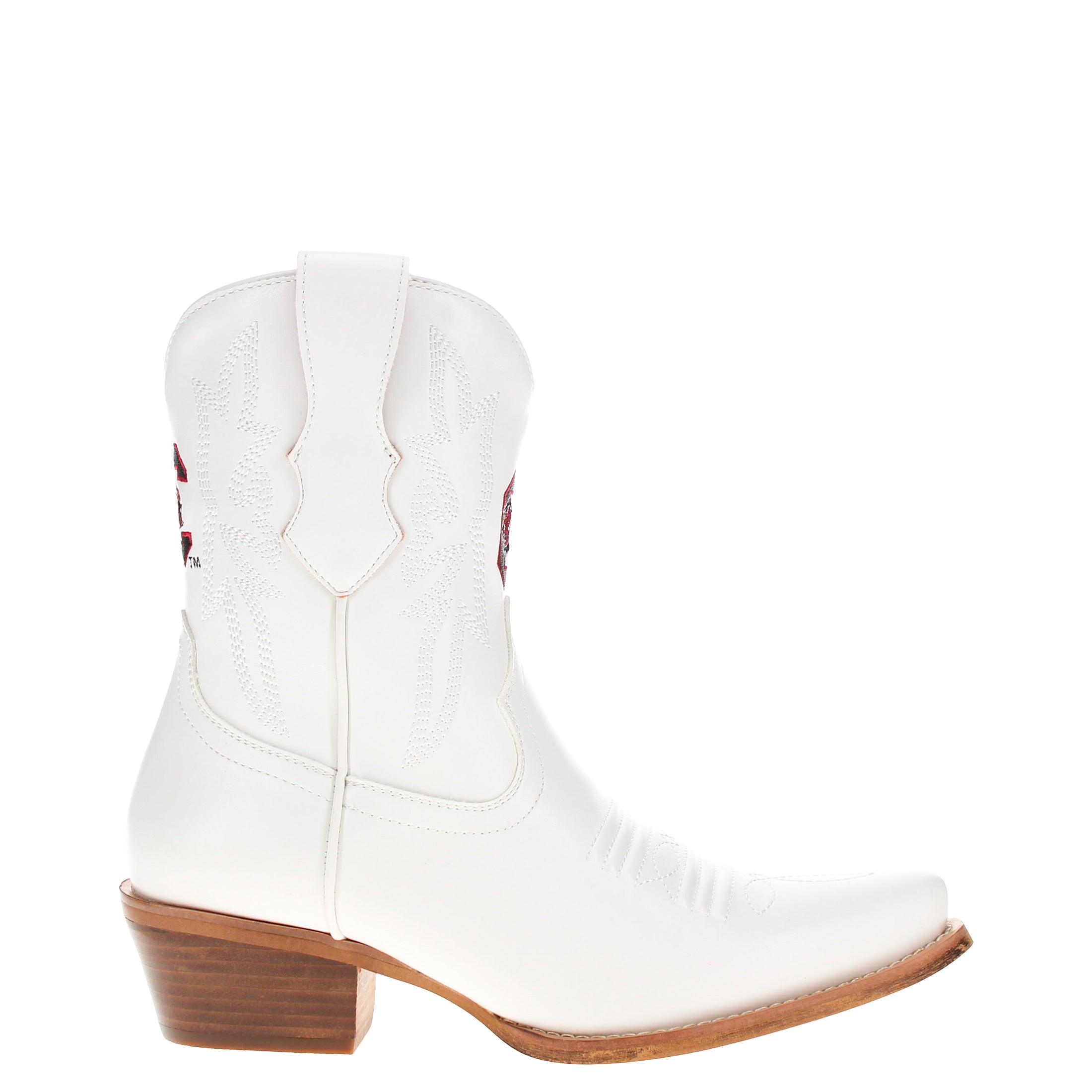 Women's University of South Carolina White Cowgirl Boots with Color Tassel Lynn by V by Vaccari