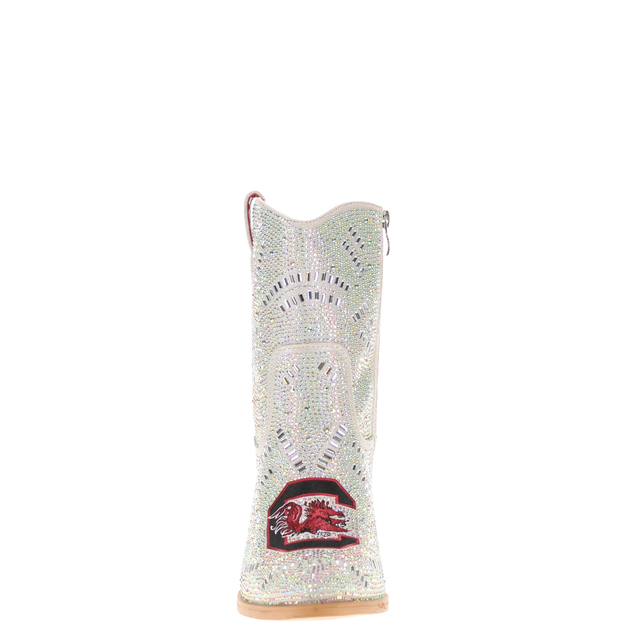 Women's University of South Carolina Natural Bling Cowgirl Booties Jade by V by Vaccari