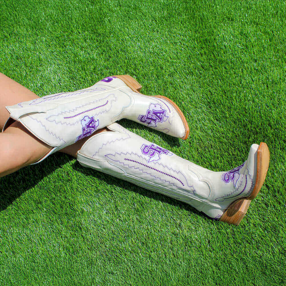 SFA Bone Cowgirl Boots Naomi by Vaccari University