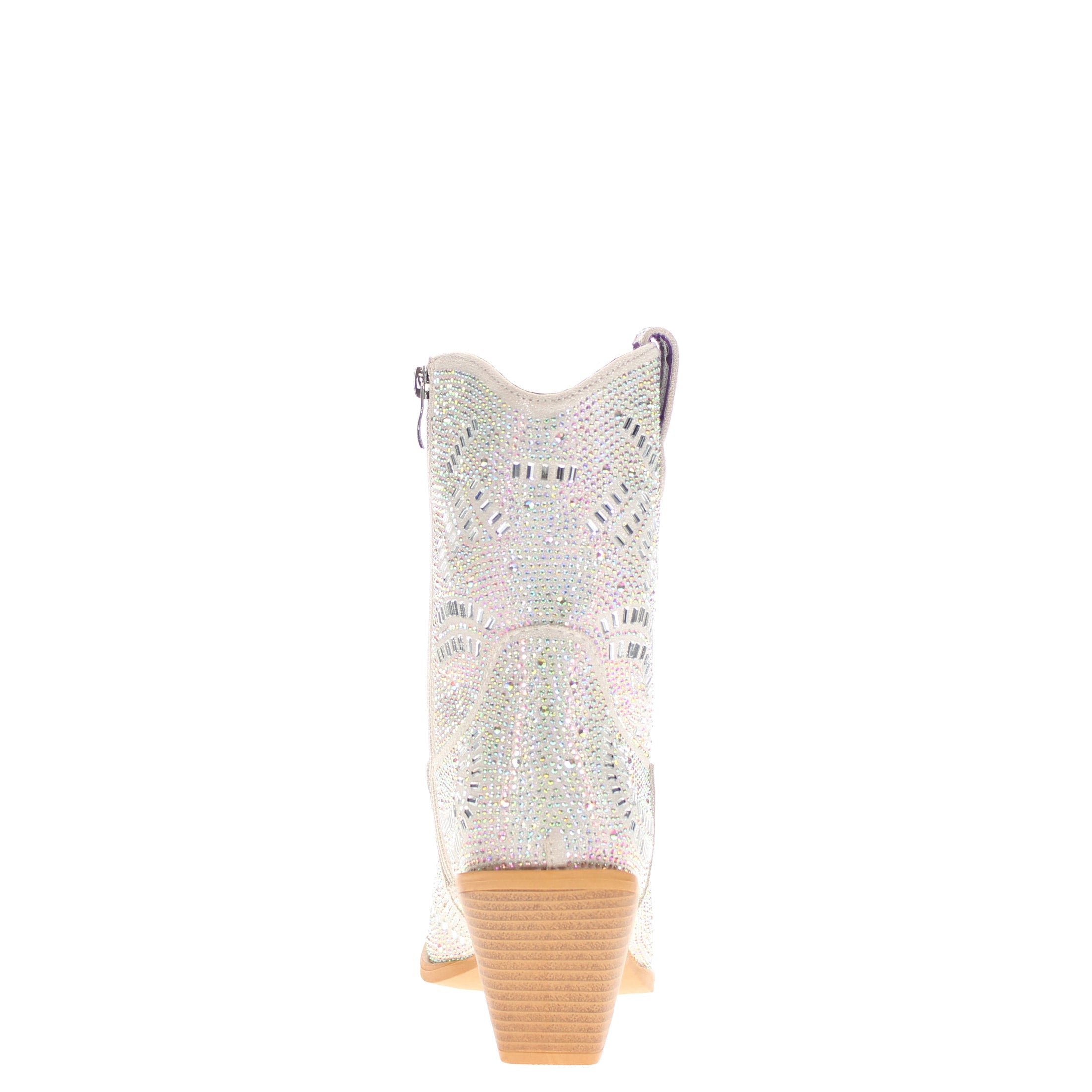 Women's SFASU Natural Bling Cowgirl Booties Jade by V by Vaccari