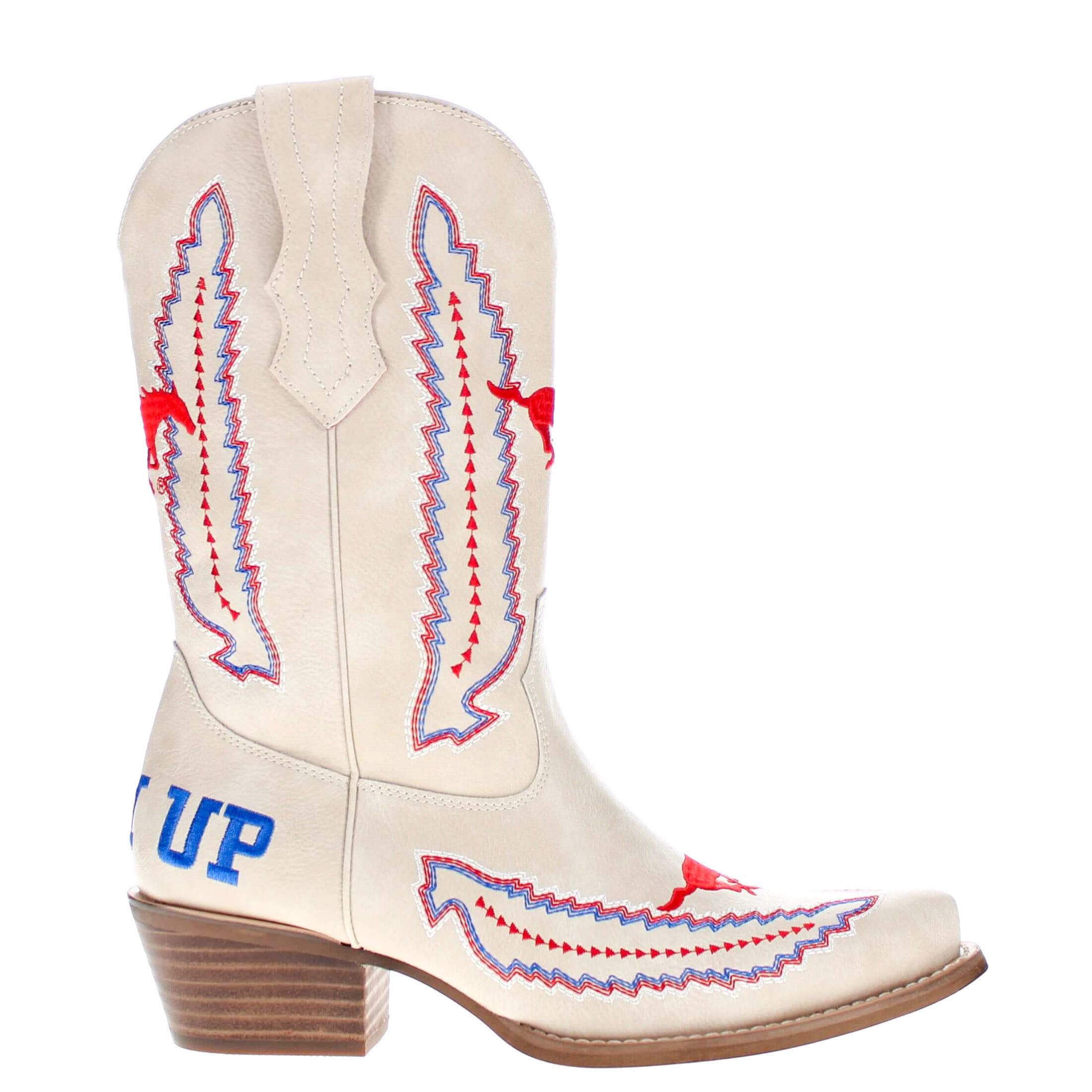 Southern Methodist University Mimi Short Bone Boot By V By Vaccari