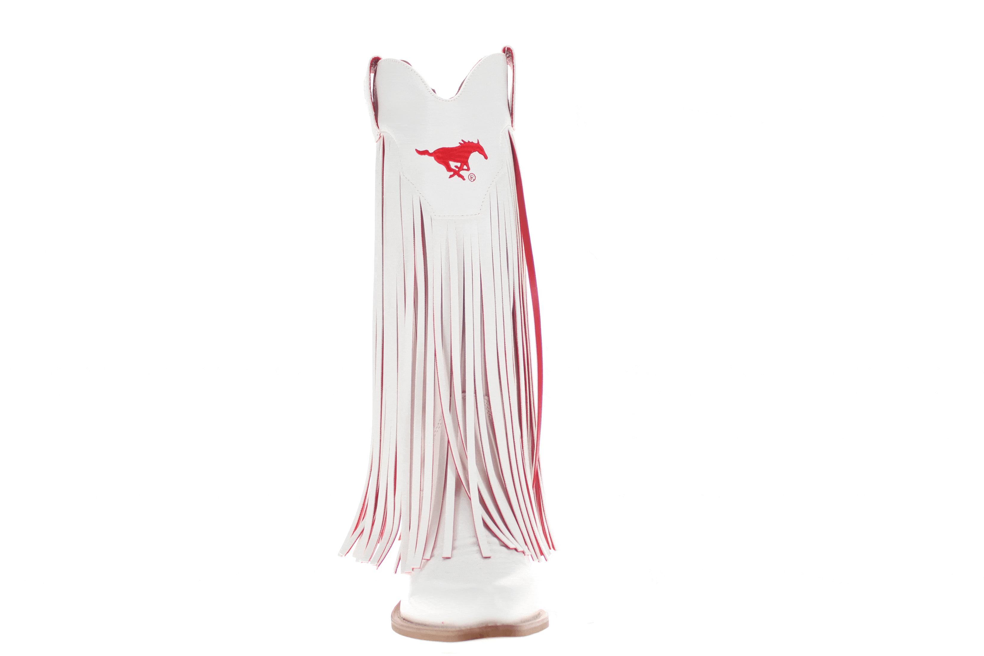 Southern Methodist University Kacey Fringe Boot by V By Vaccari