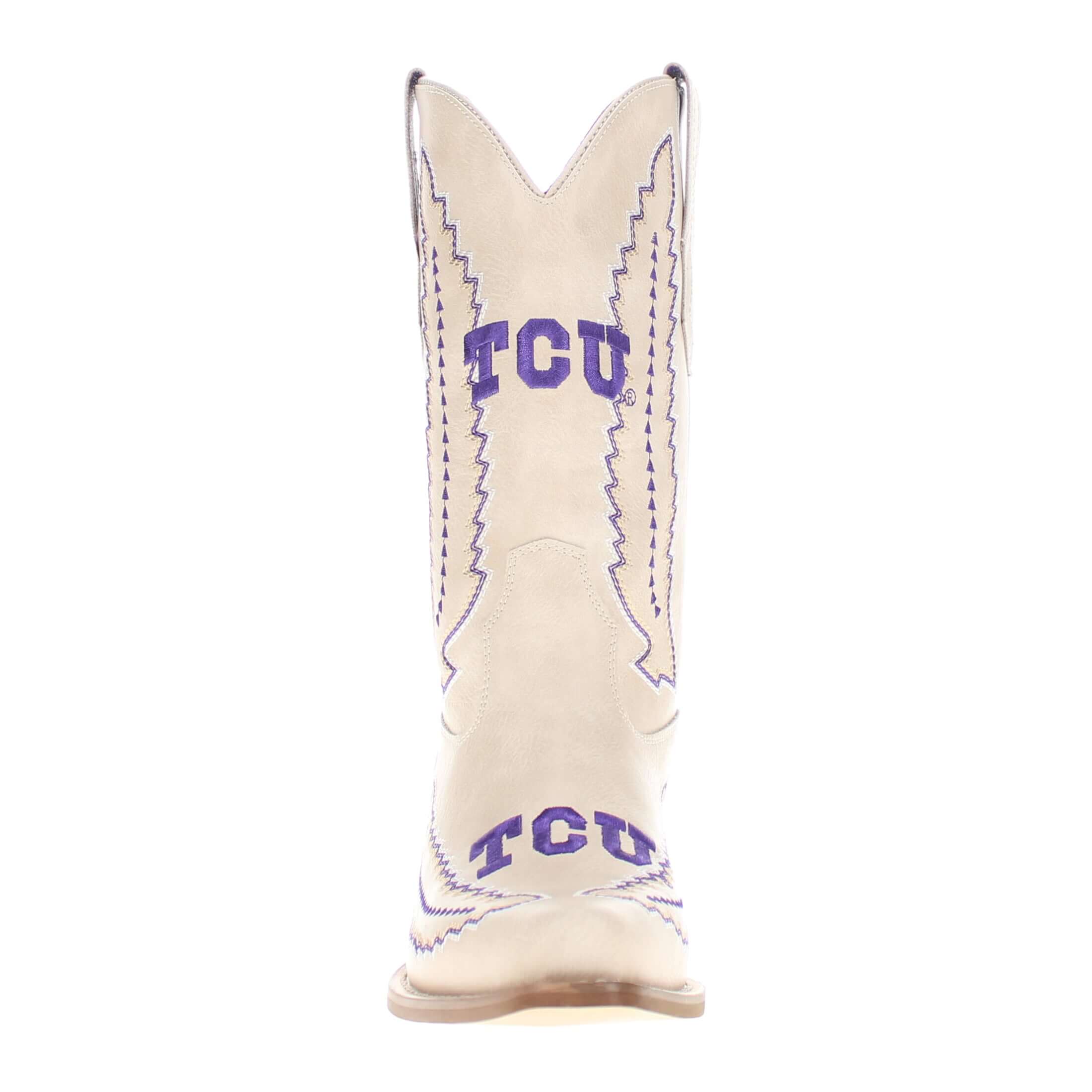 Texas Christian University Mimi Short Bone Boot By V By Vaccari