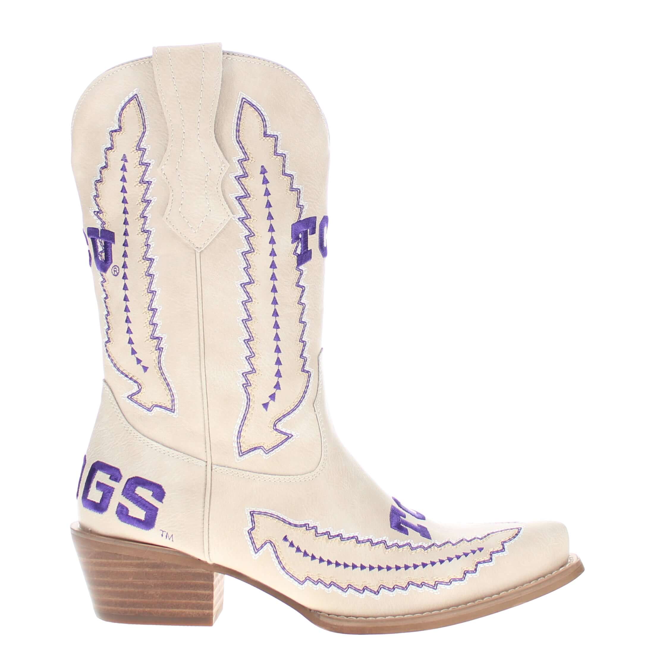 Texas Christian University Mimi Short Bone Boot By V By Vaccari