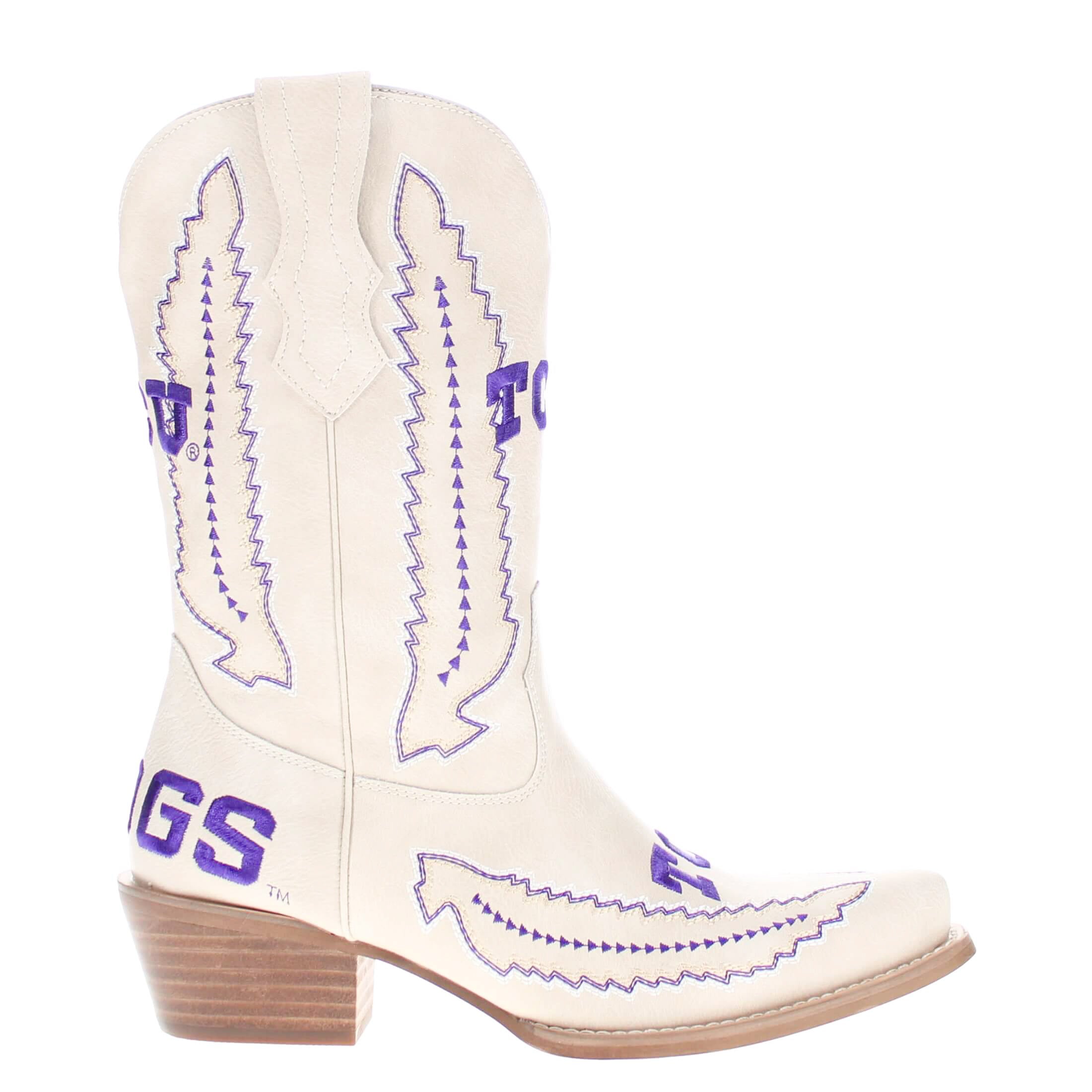 Texas Christian University Mimi Short Bone Boot By V By Vaccari