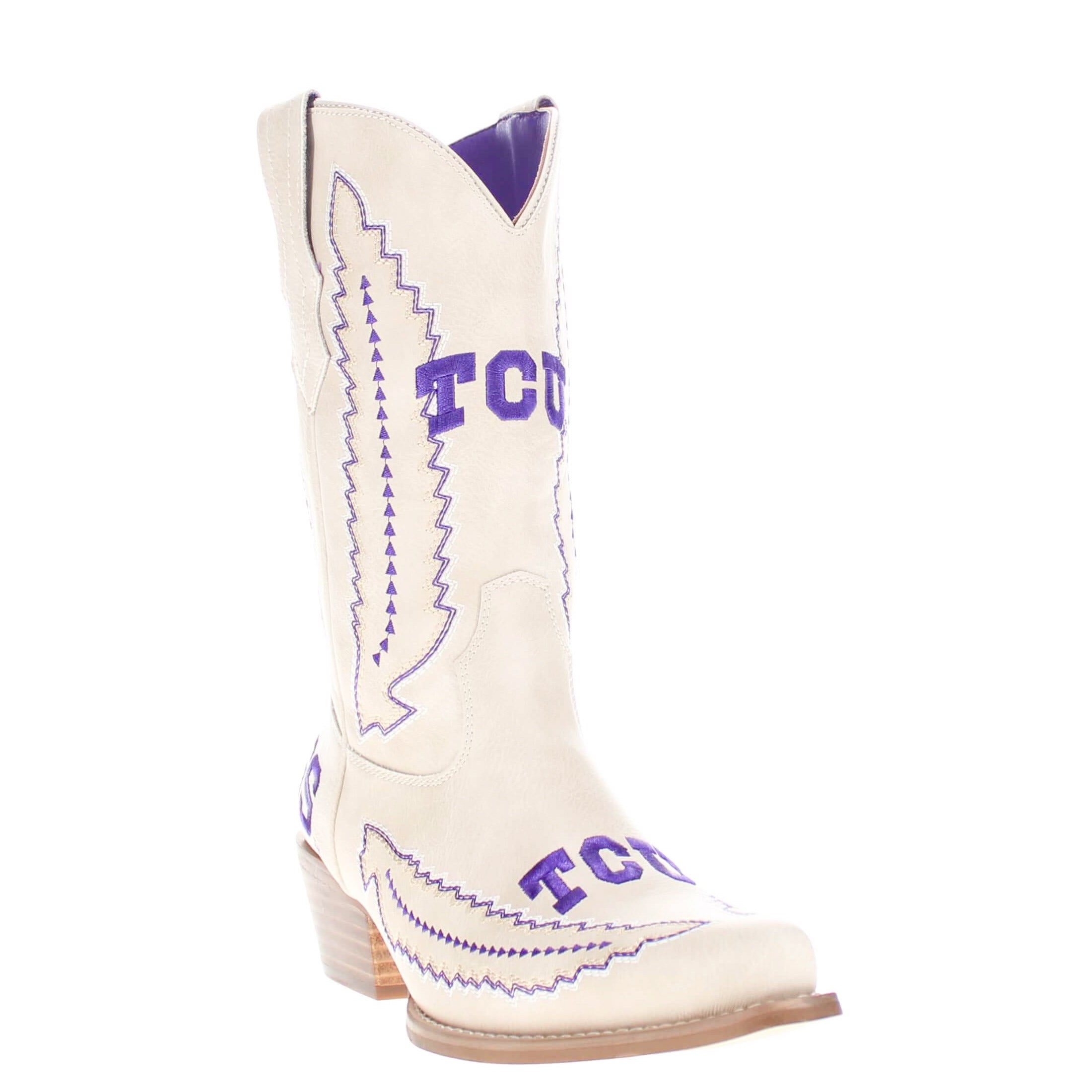 Texas Christian University Mimi Short Bone Boot By V By Vaccari