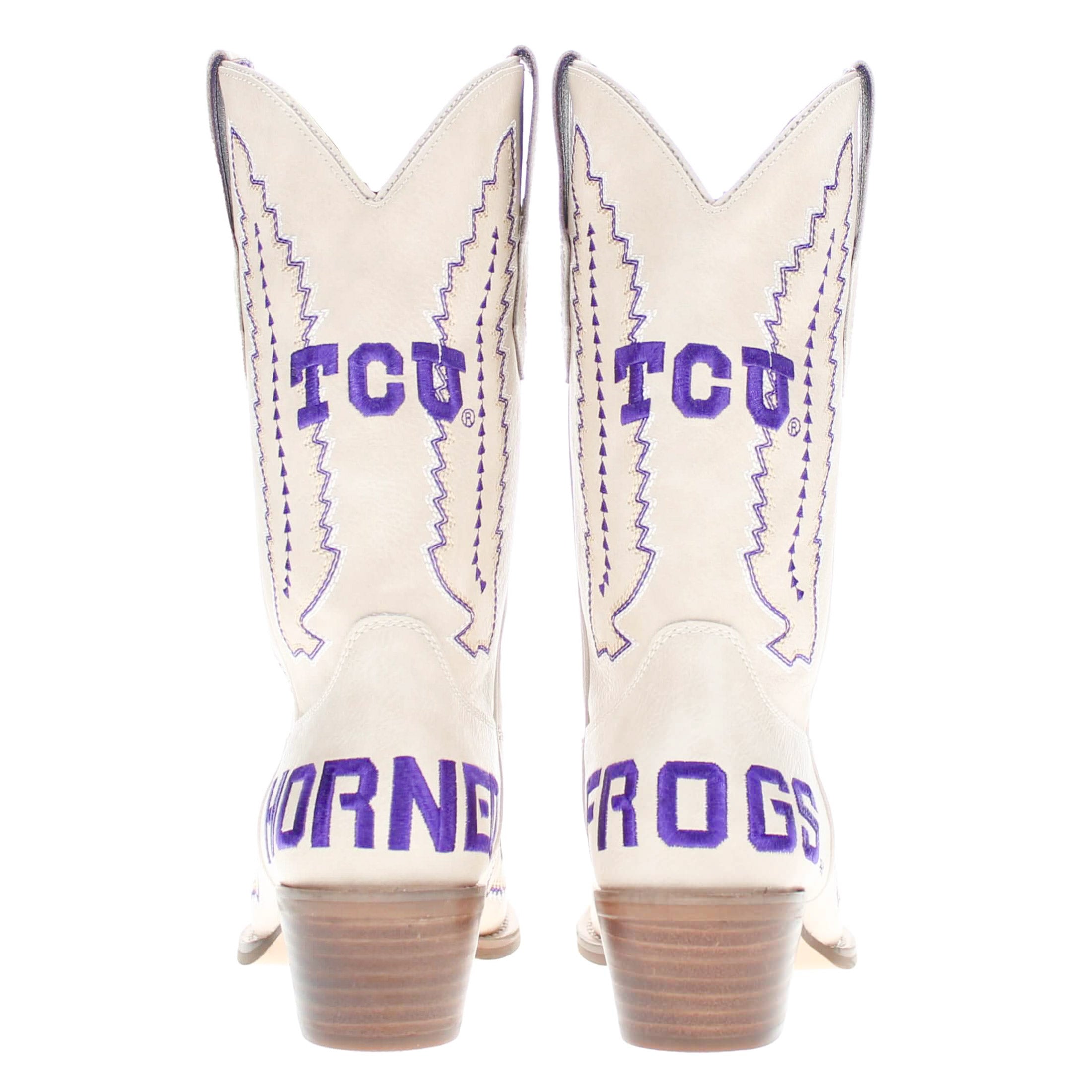 Texas Christian University Mimi Short Bone Boot By V By Vaccari