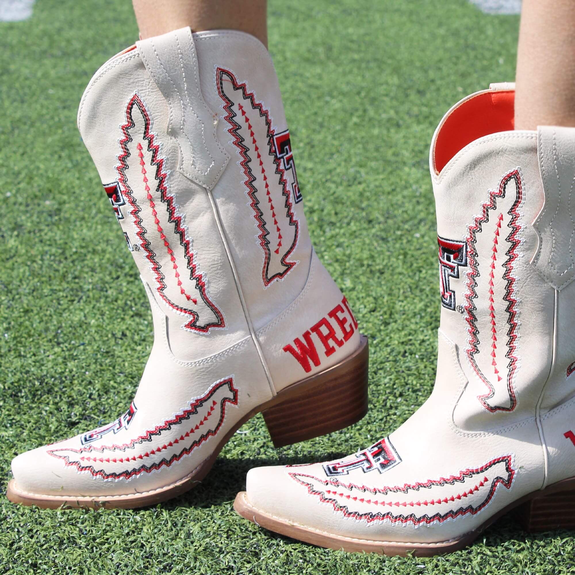 Texas Tech University Mimi Short Bone Boot By V By Vaccari