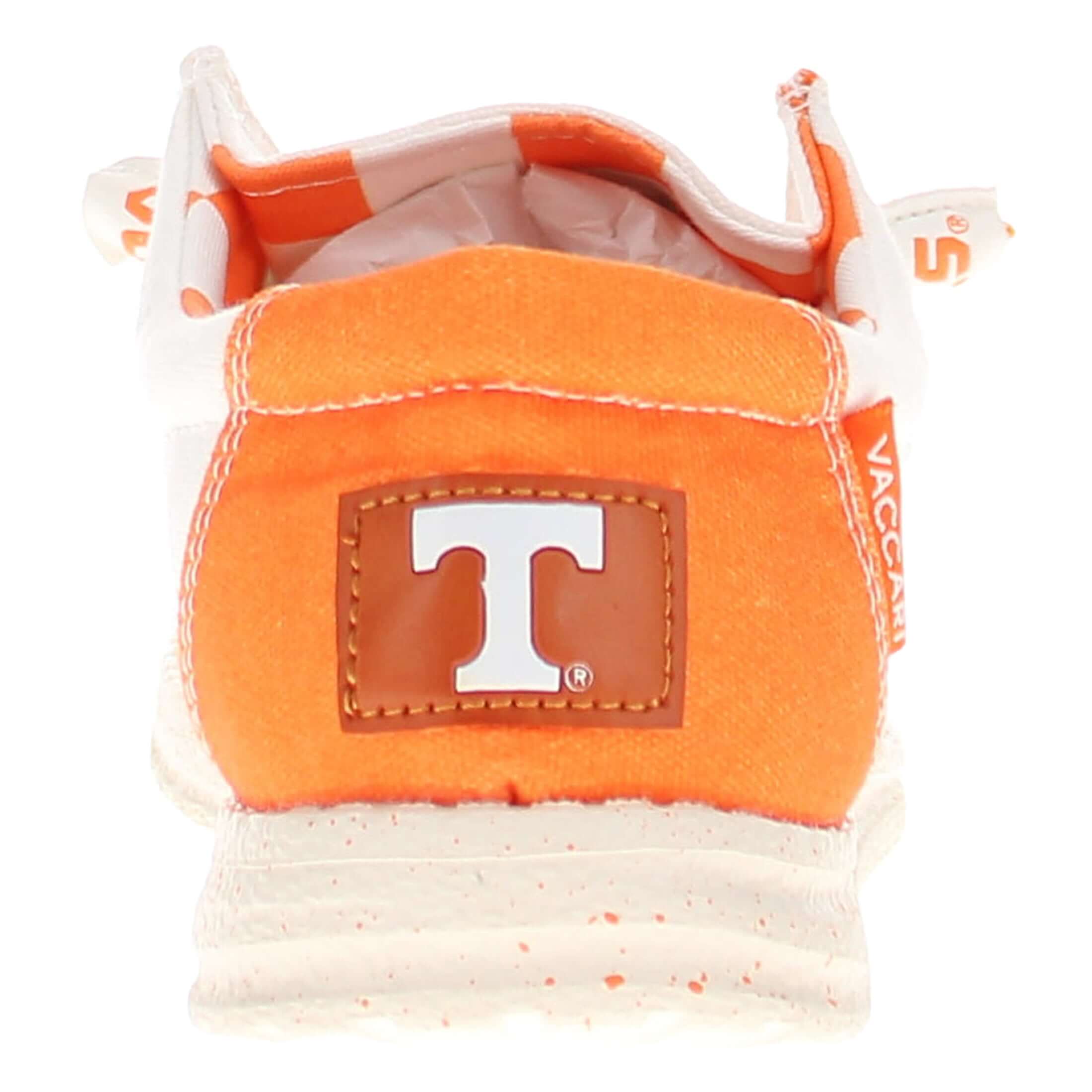 Women's University of Tennessee Off White Canvas Shoes Vols by Vaccari