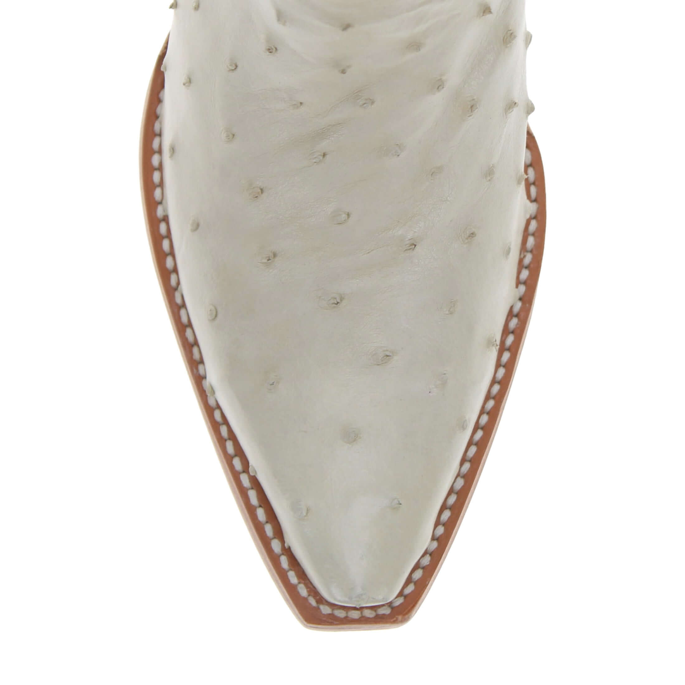 Women's White Ostirch Cowgirl Boots Victoria by Vaccari Core