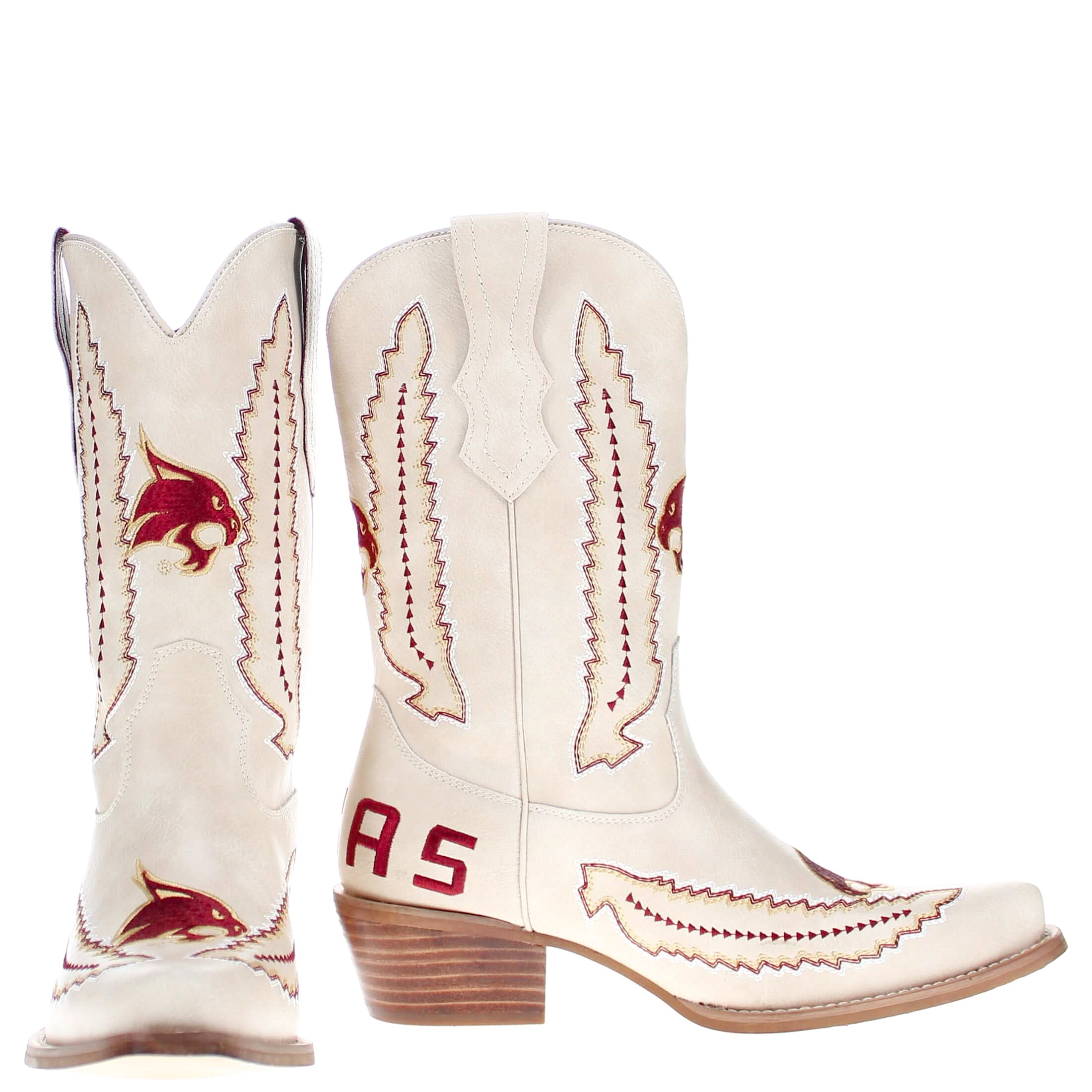 Texas State University Mimi Short Bone Boot By V By Vaccari