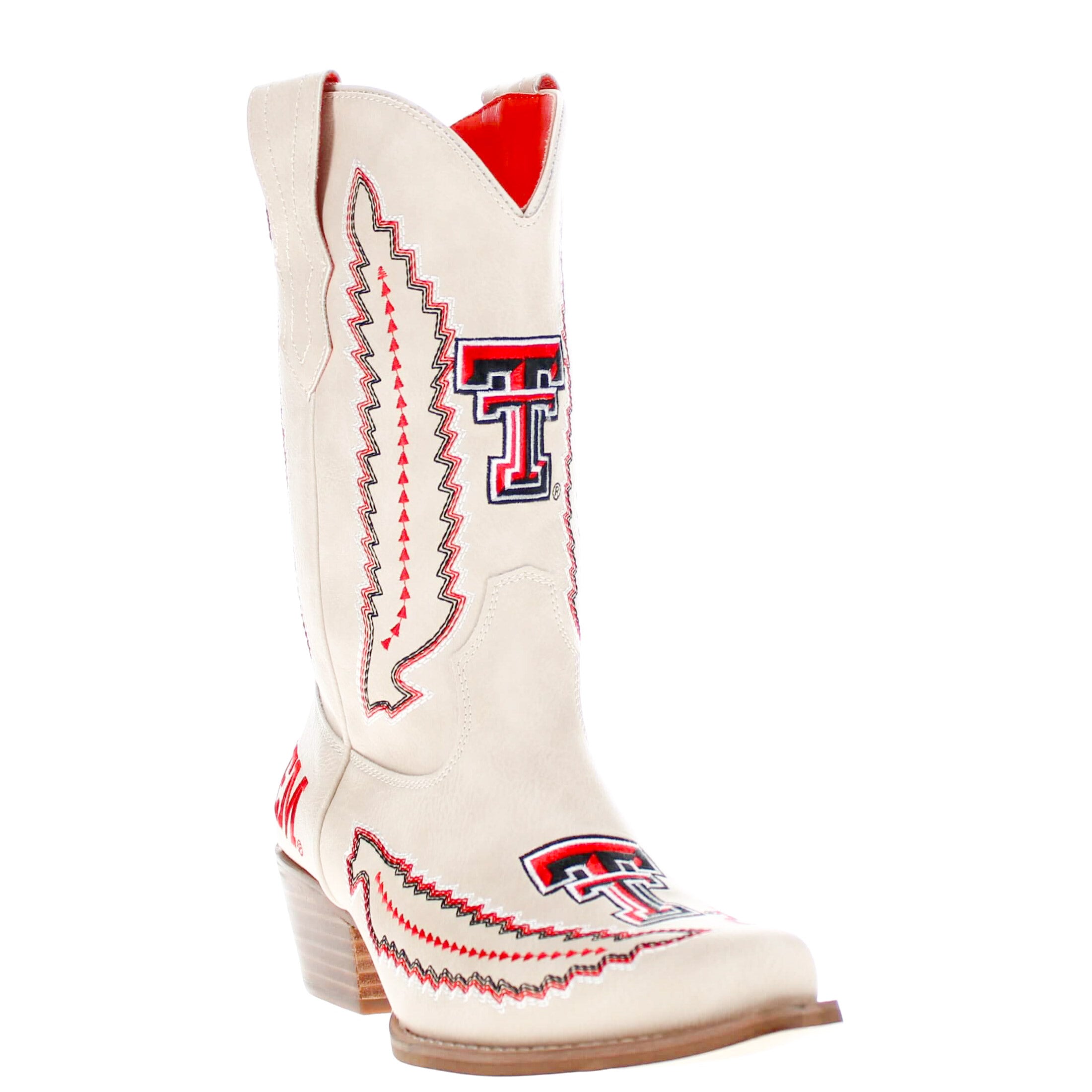 Texas Tech University Mimi Short Bone Boot By V By Vaccari