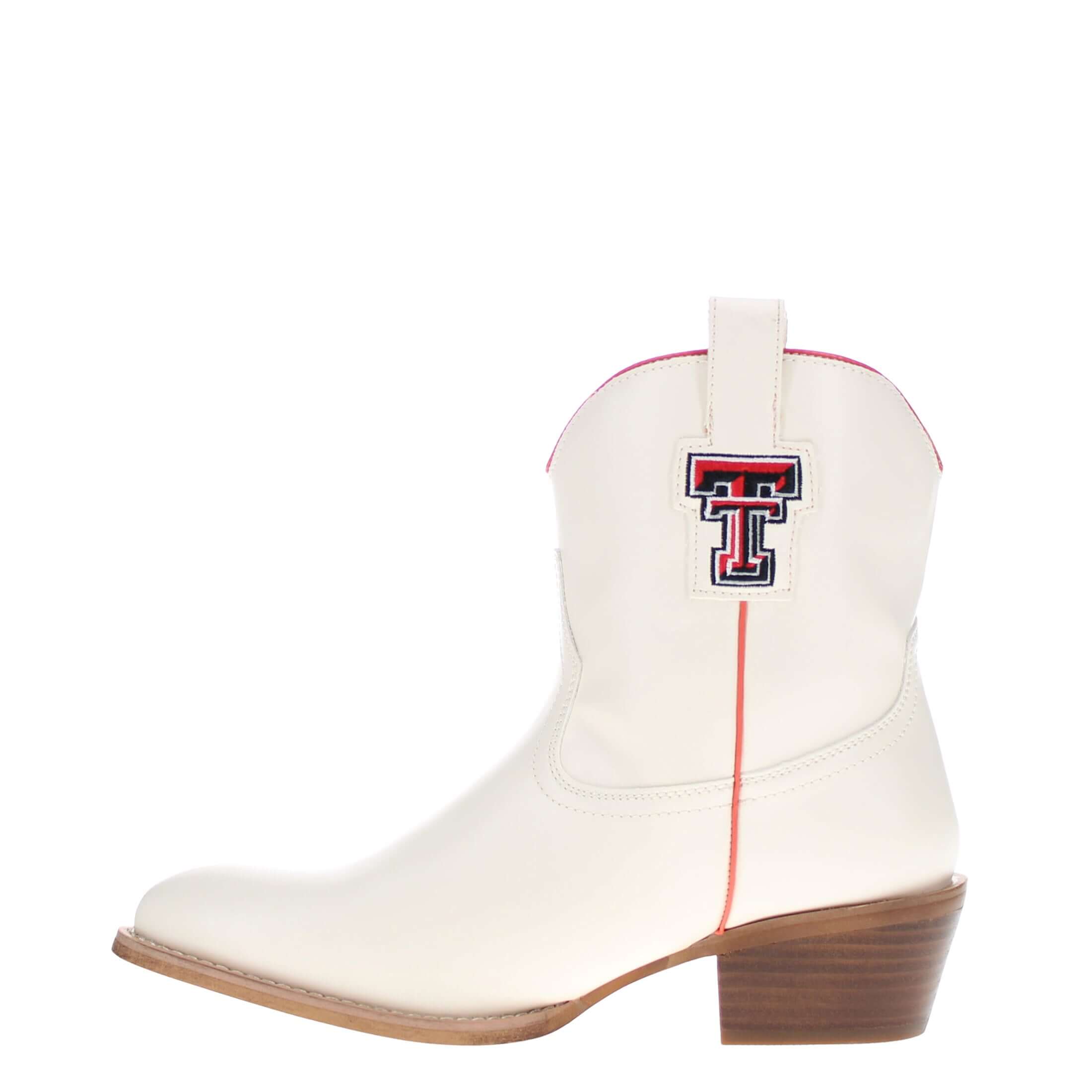 Women's Texas Tech University Bone Fringe Bootie Lucy By V By Vaccari