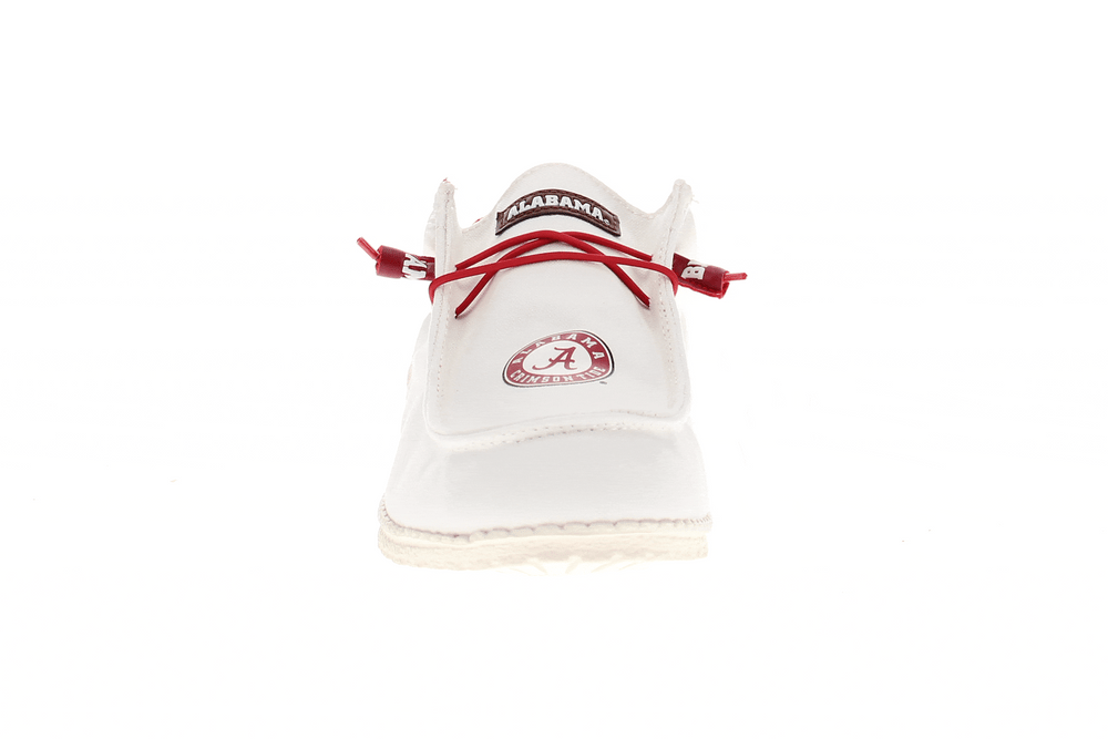 Men's University of Alabama Off White Canvas Shoes by Vaccari