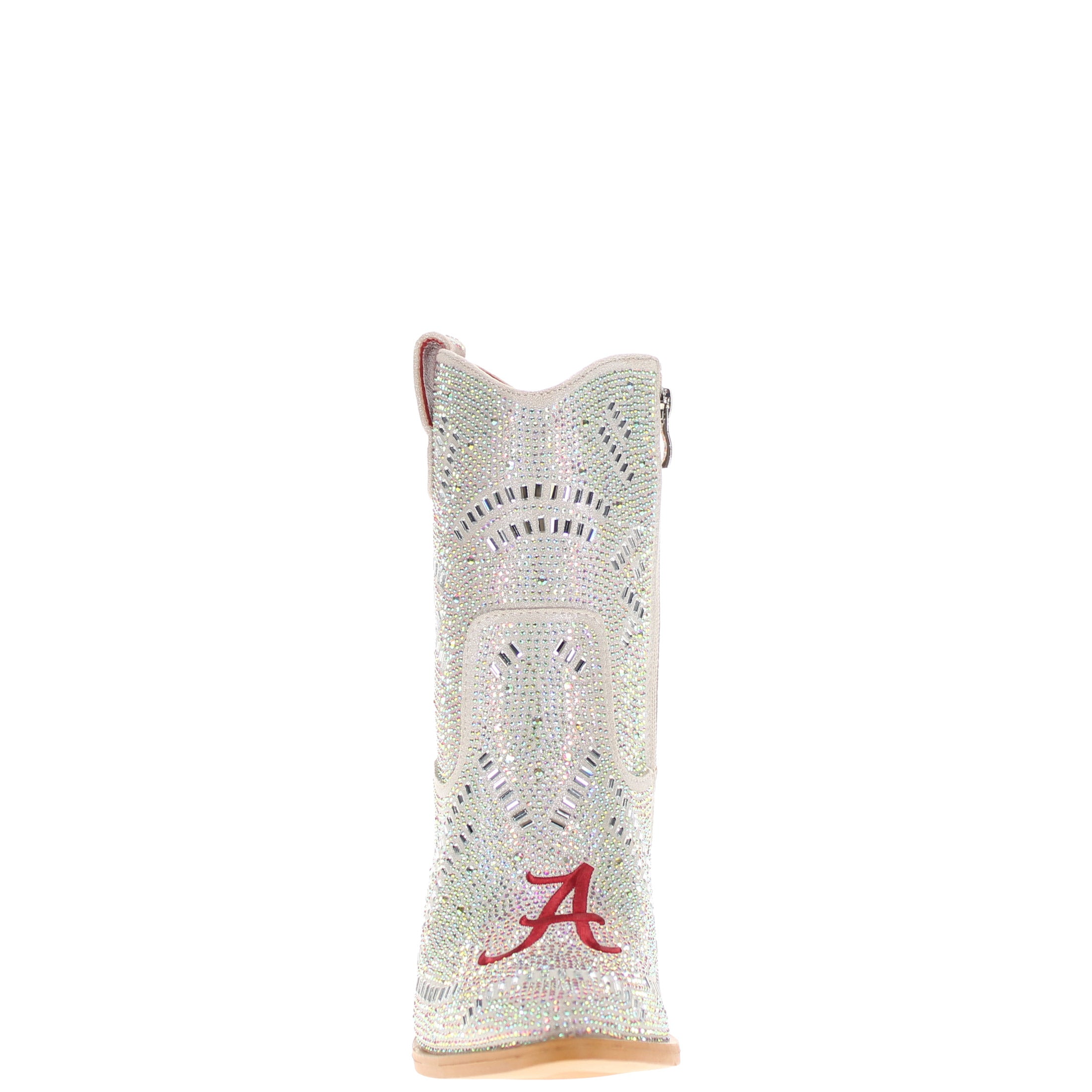 Women's University of Alabama Natural Bling Cowgirl Booties Jade by V by Vaccari