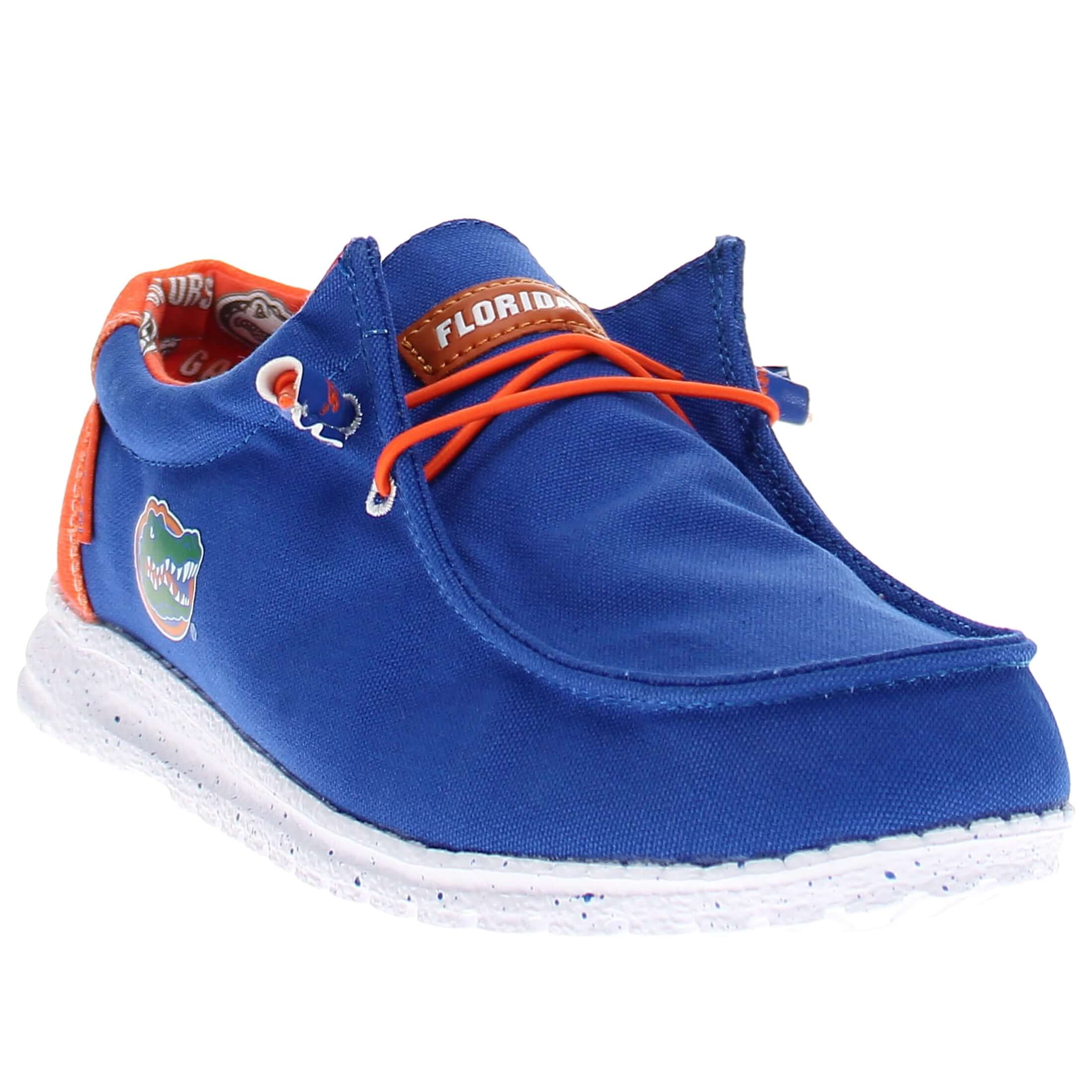 Men's University of Florida Gators Blue Canvas Shoes by Vaccari