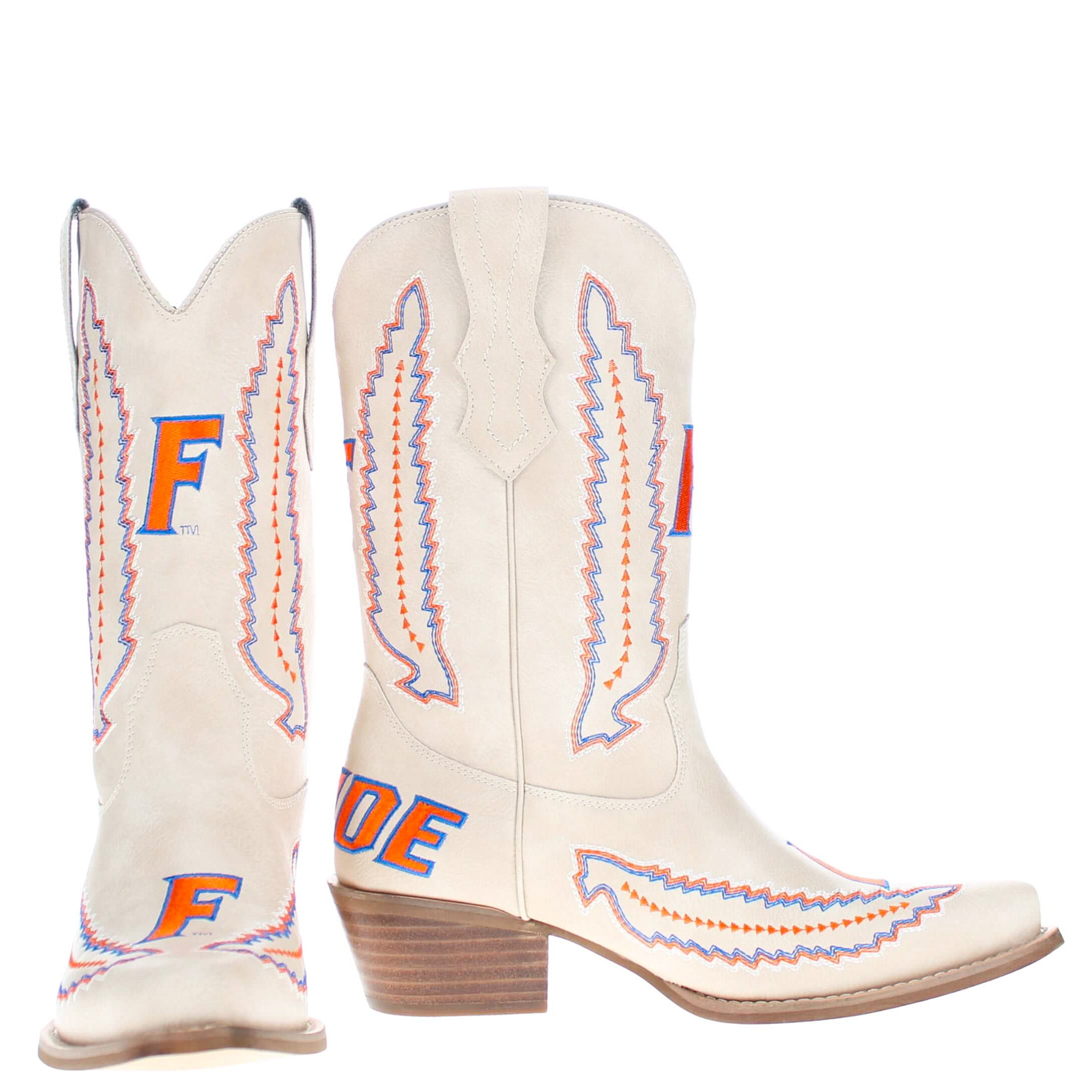 University of Florida Mimi Short Bone Boot By V By Vaccari