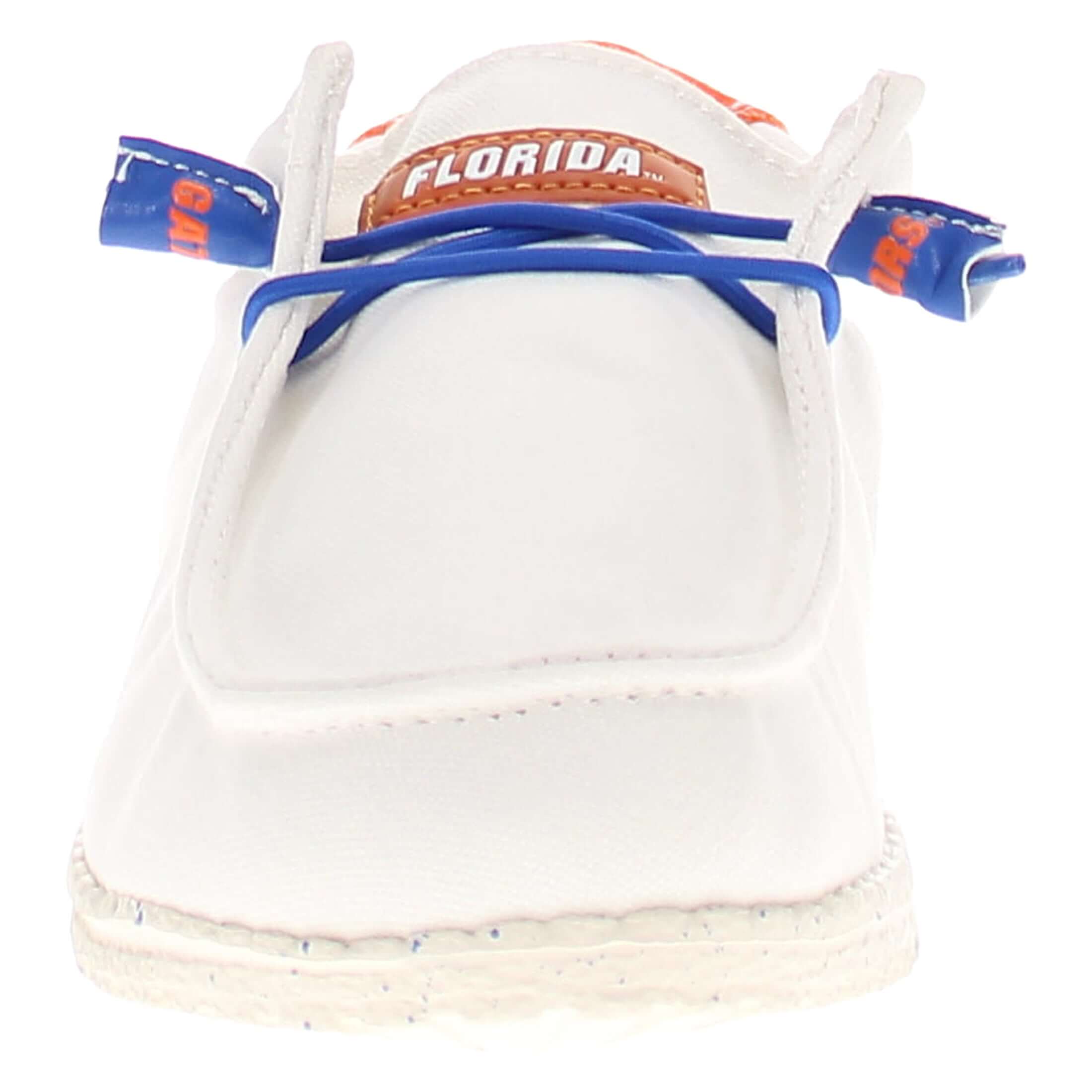 Women's University of Florida Off White Canvas Shoes Gators by Vaccari