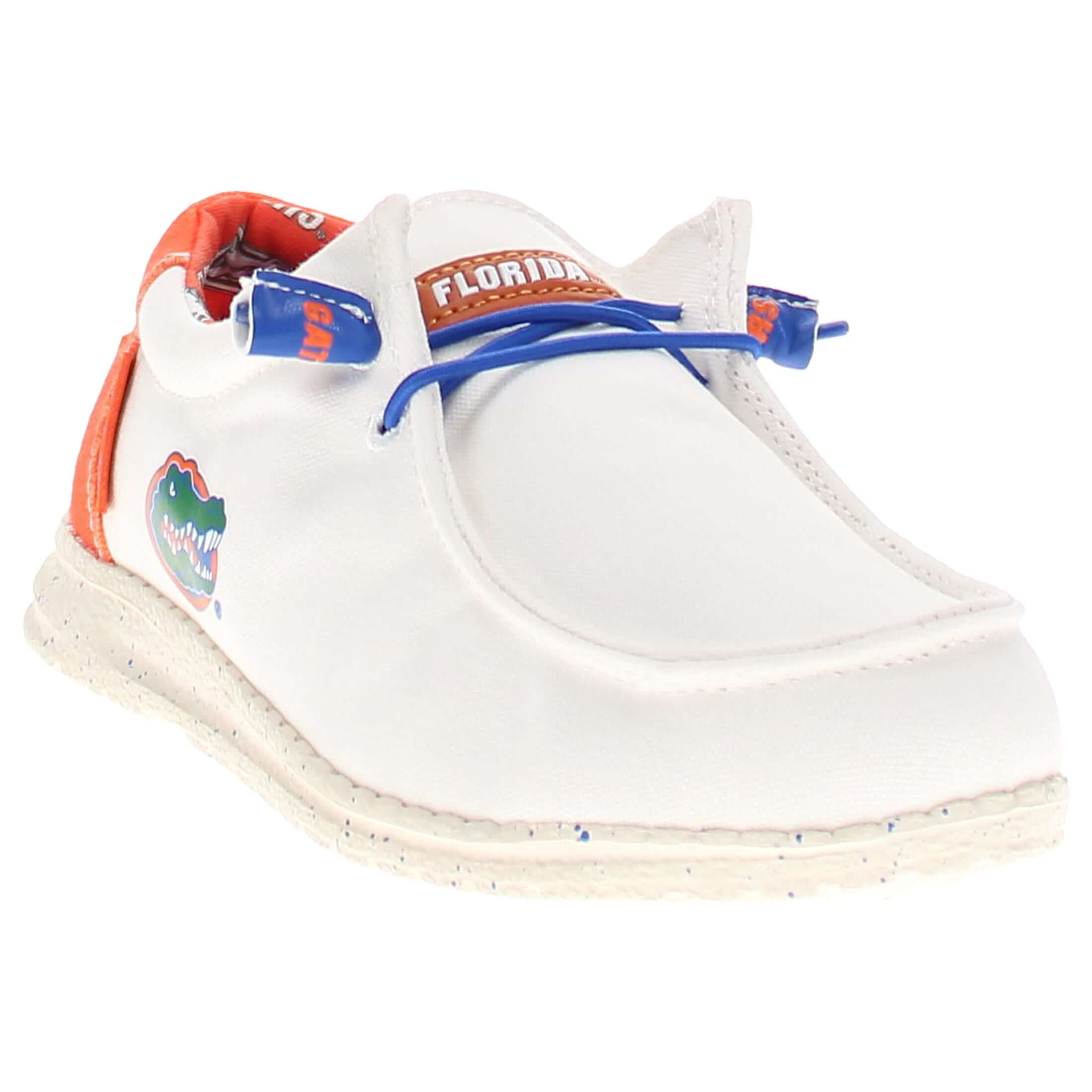 Women's University of Florida Off White Canvas Shoes Gators by Vaccari