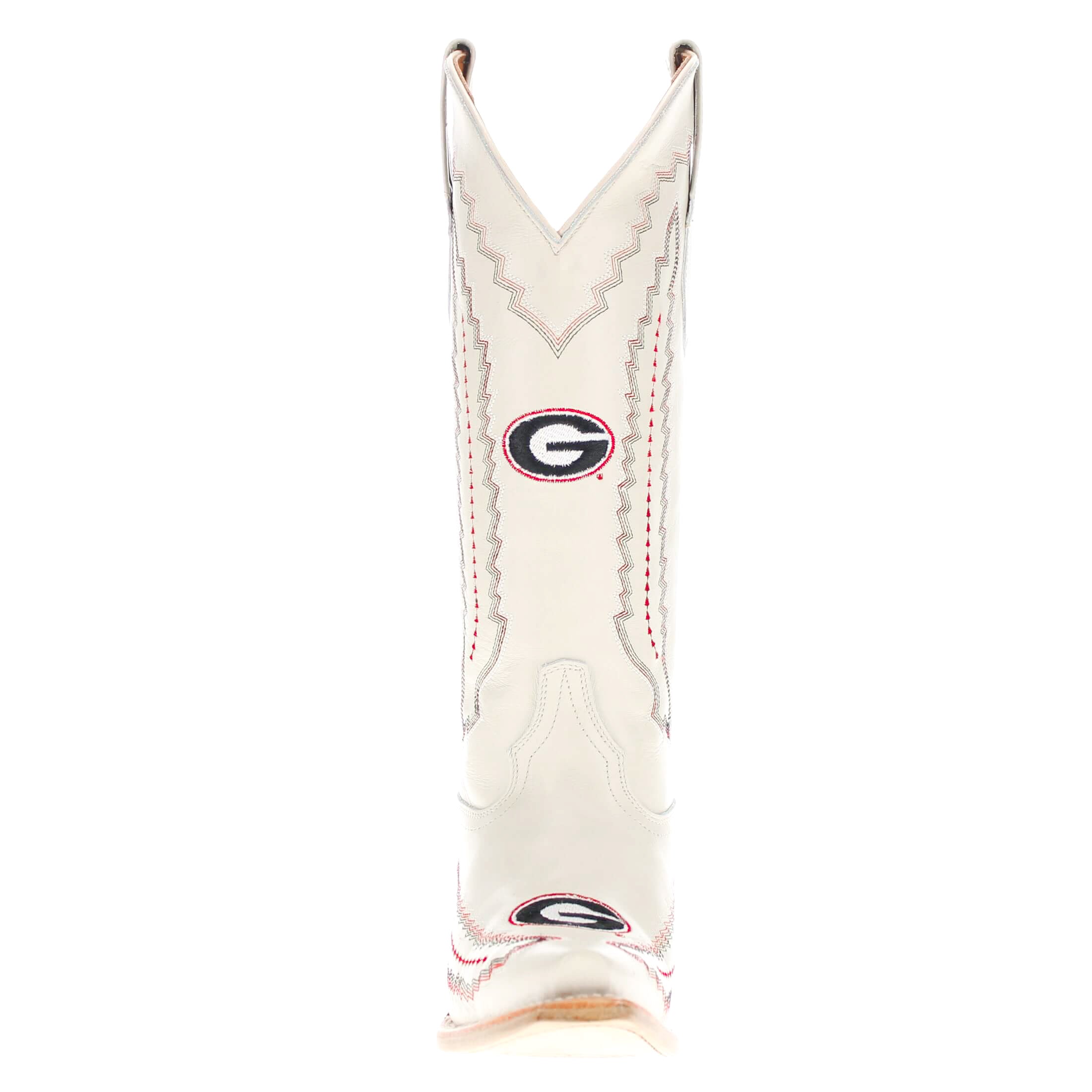 Women's University of Georgia Bone Snip Toe Cowgirl Boots Naomi by Vaccari