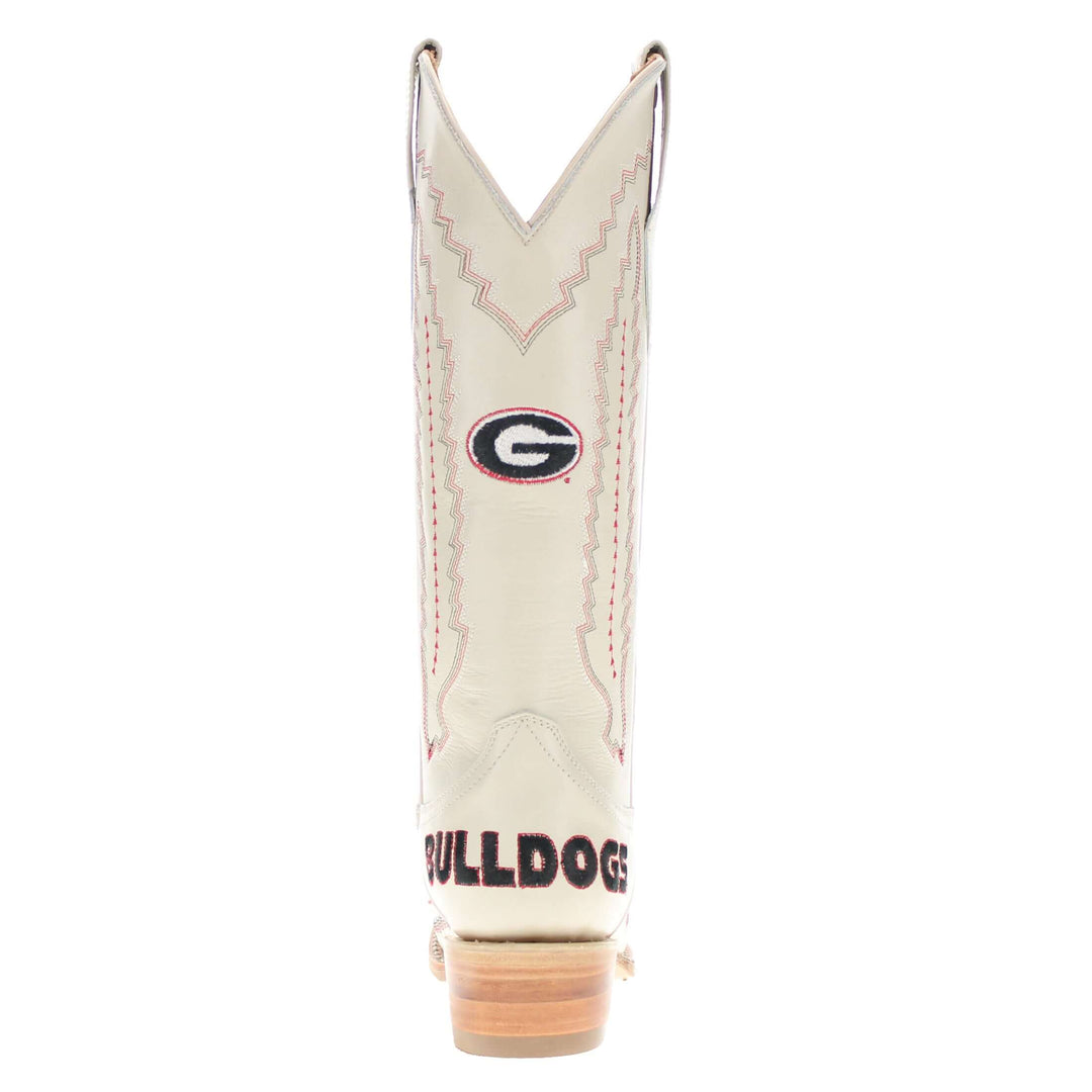 Women's University of Georgia Bone Snip Toe Cowgirl Boots Naomi by Vaccari