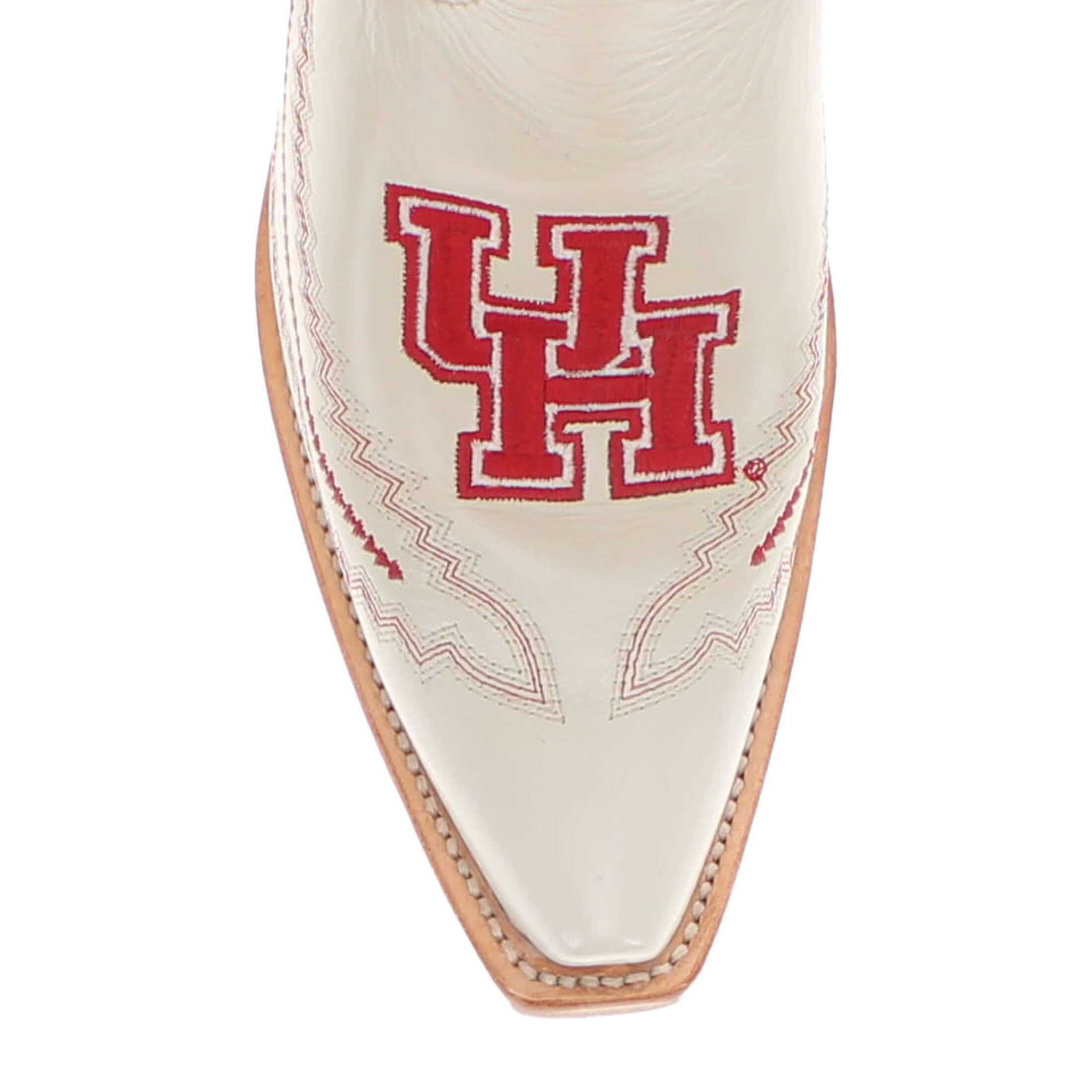 Women's University of Houston Bone Snip Toe Cowgirl Boots Naomi by Vaccari