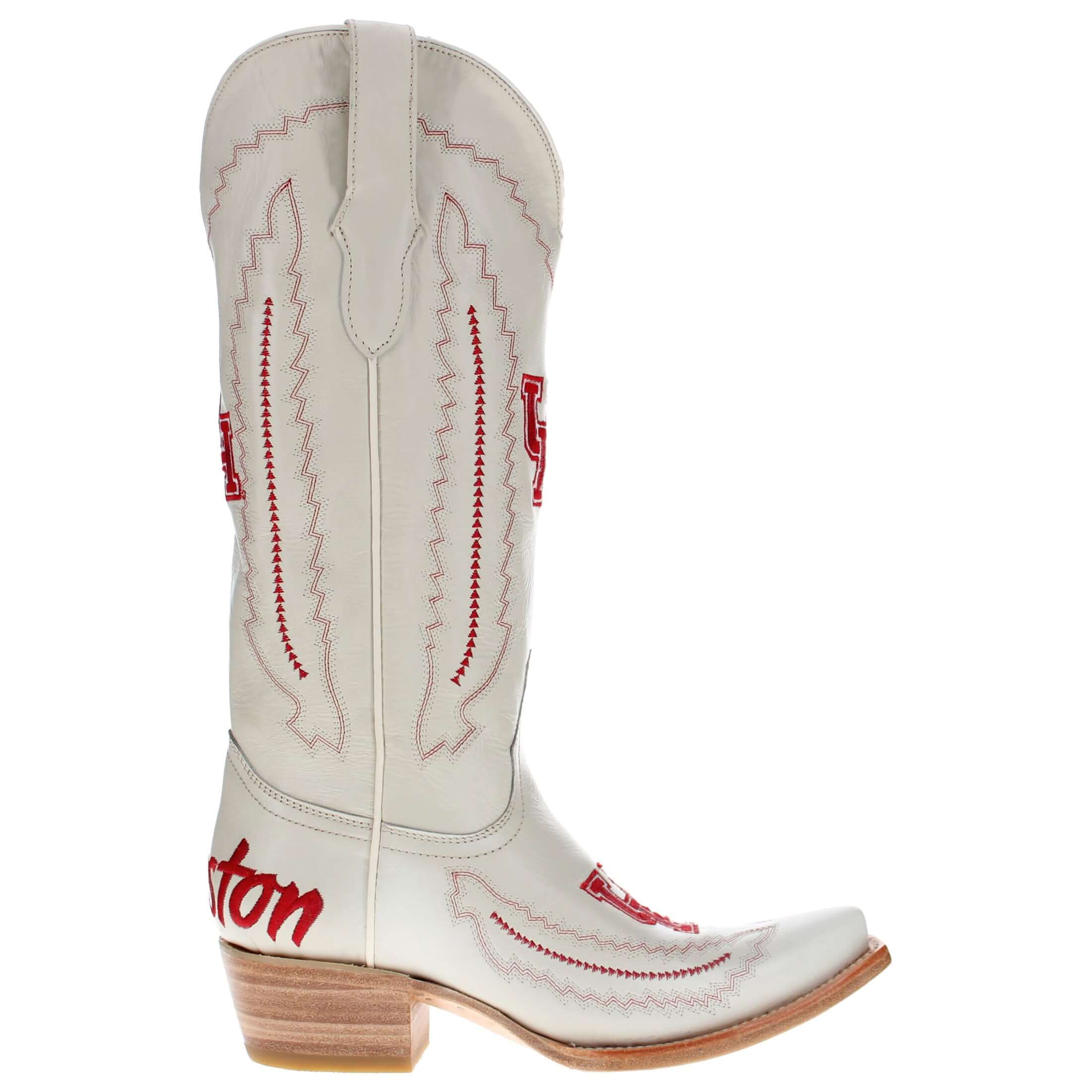 Women's University of Houston Bone Snip Toe Cowgirl Boots Naomi by Vaccari